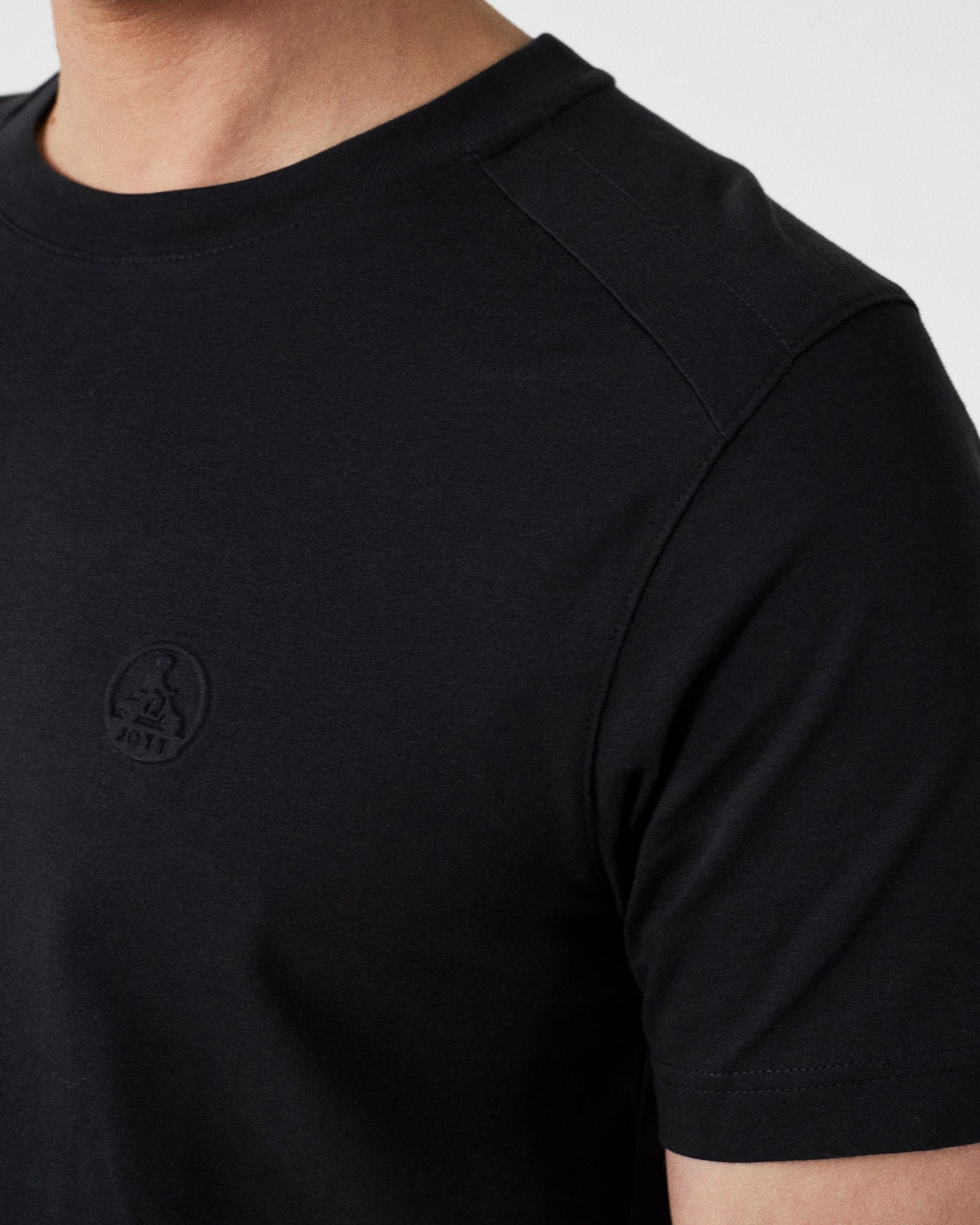 Men's round neck cotton Pedro t-shirt JOTT Black
