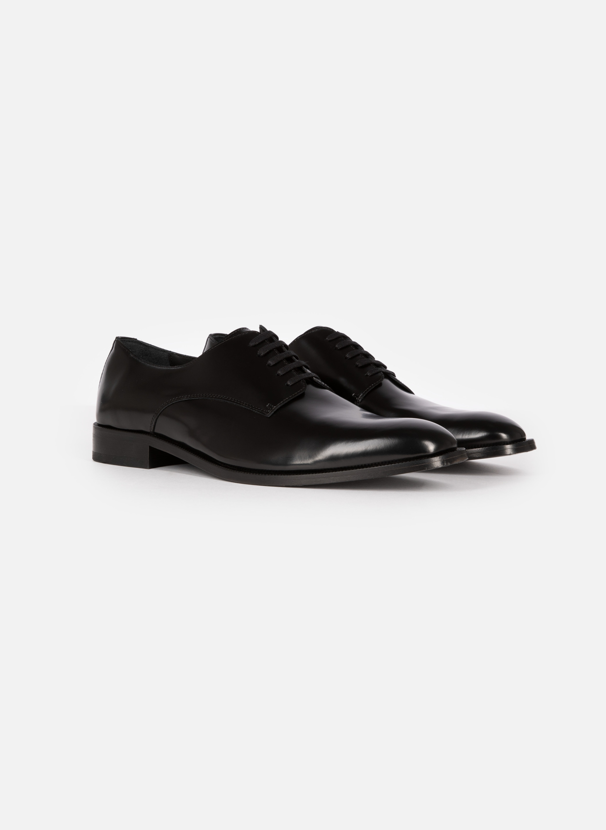 Arthus leather Derby shoes  THE KOOPLES Black