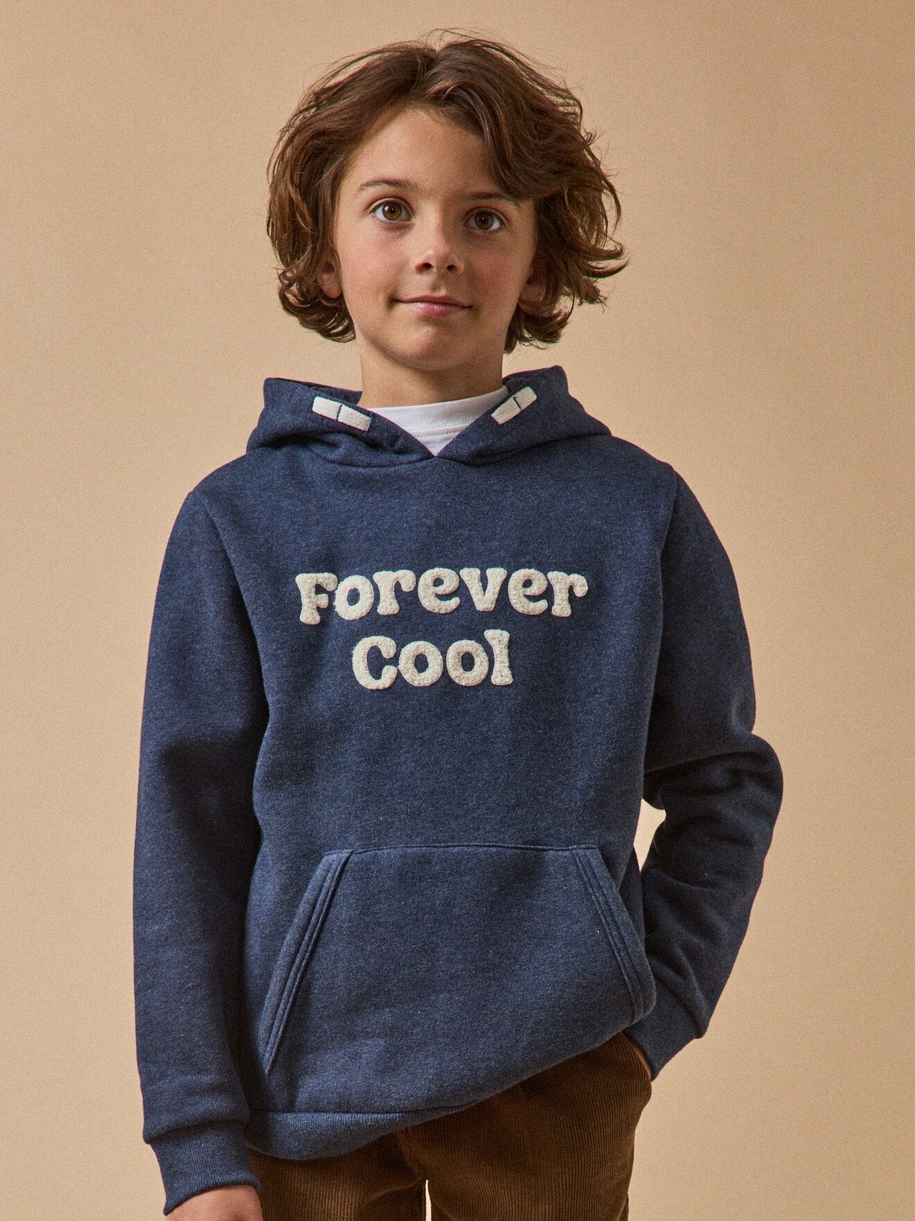 Hooded sweatshirt CYRILLUS Blue