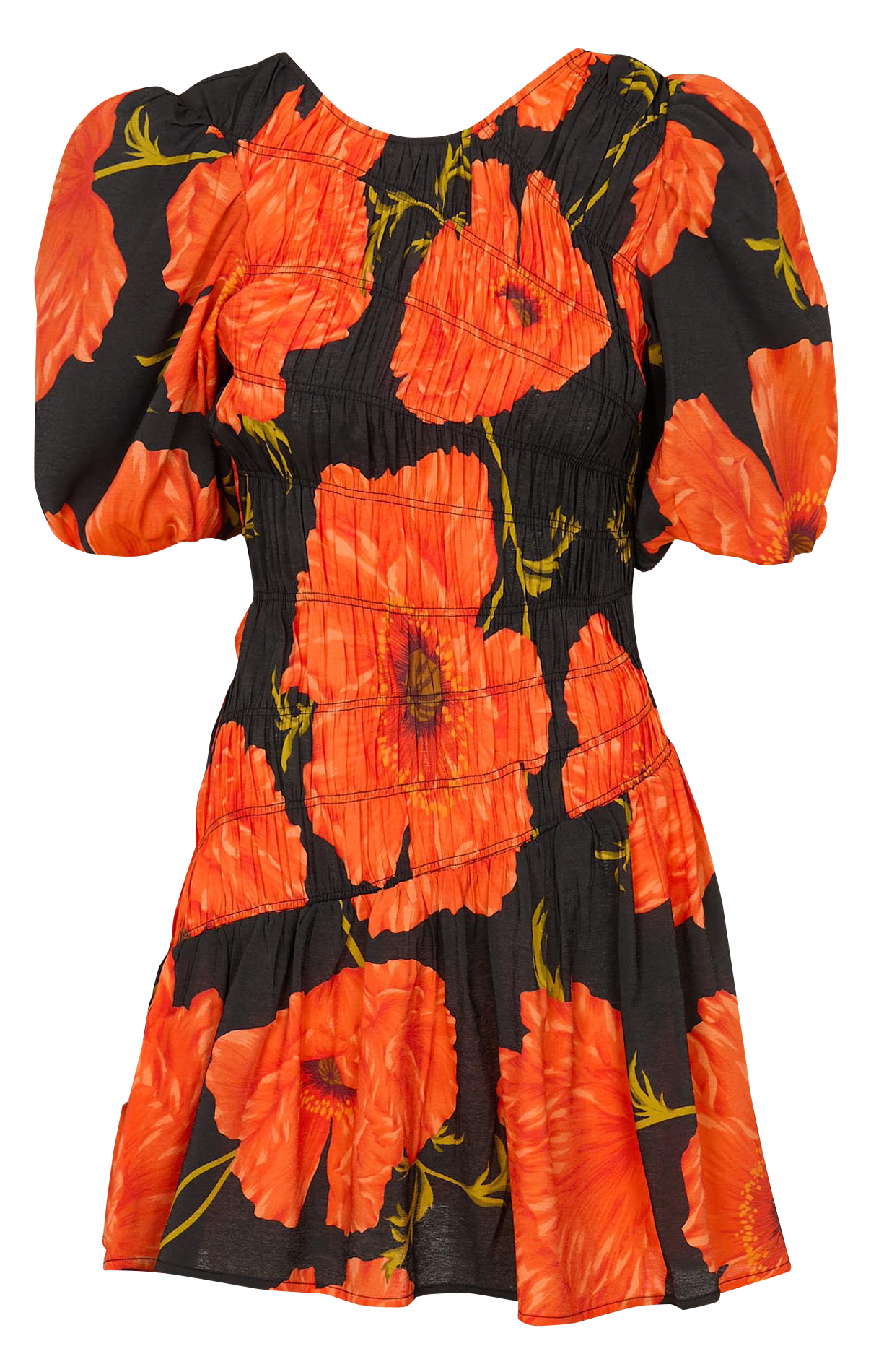 Robe courte col rond imprimé NEVER FULLY DRESSED Multicolore