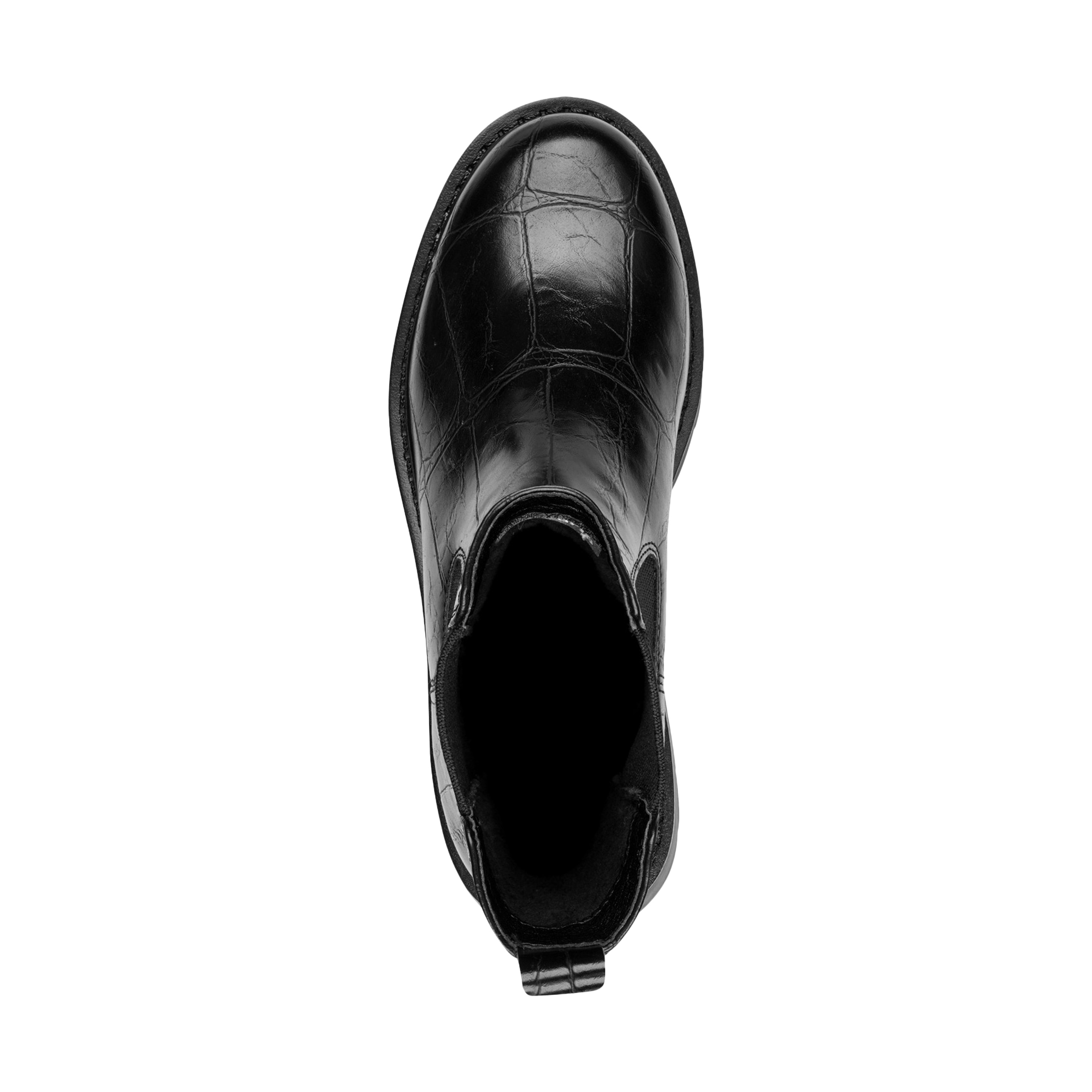 Slip-on booties TAMARIS Black