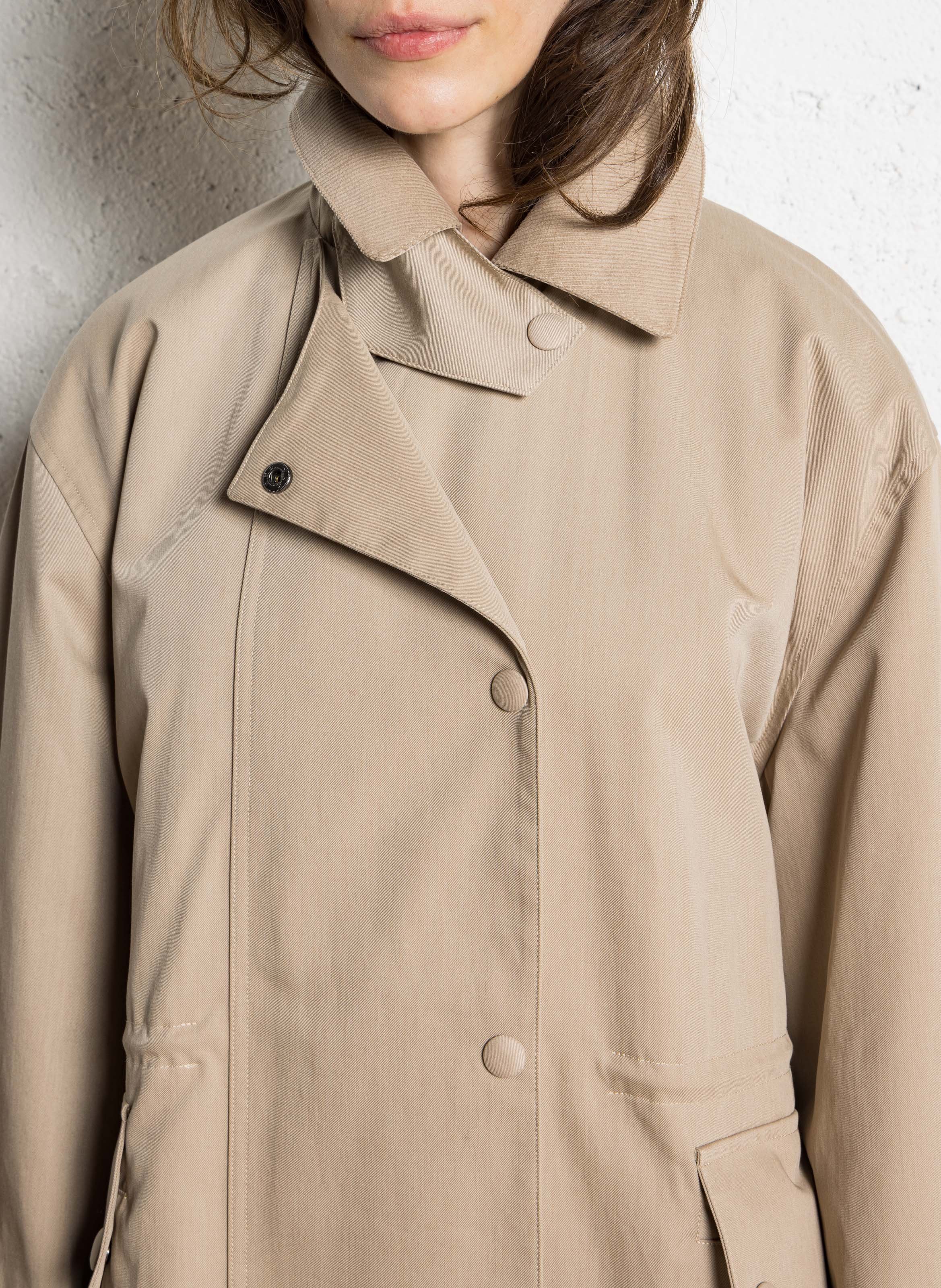 Trenchcoat met reverskraag RUE DE TOKYO Beige