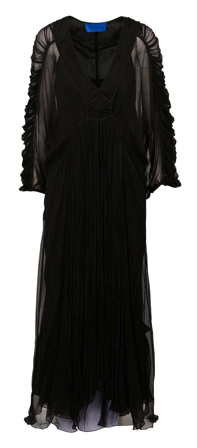 Robe longue col V MES DEMOISELLES Noir