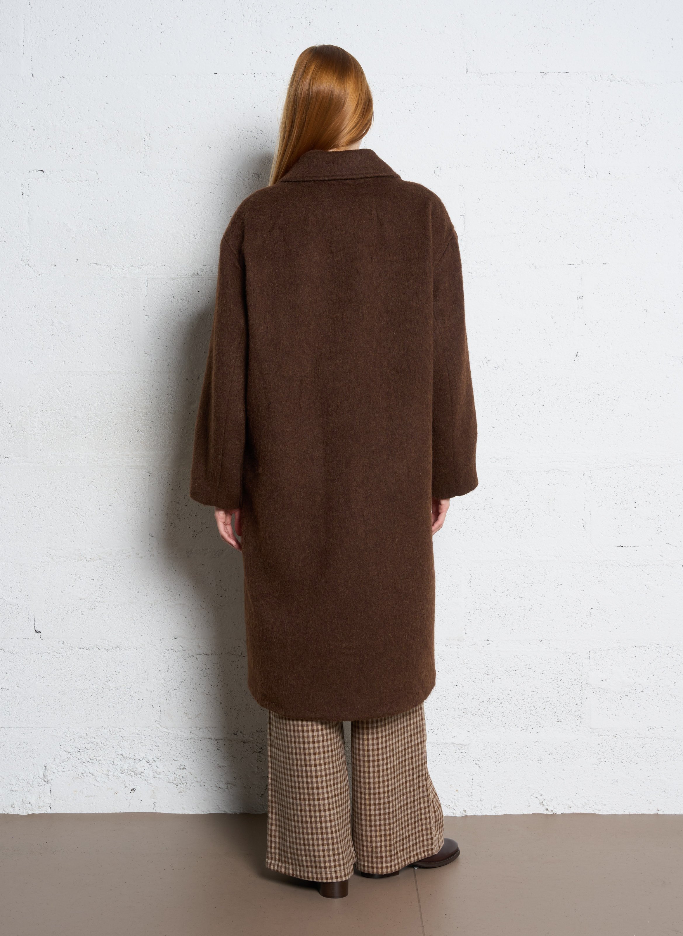 Mantel mit klassischem Kragen THE KORNER Braun