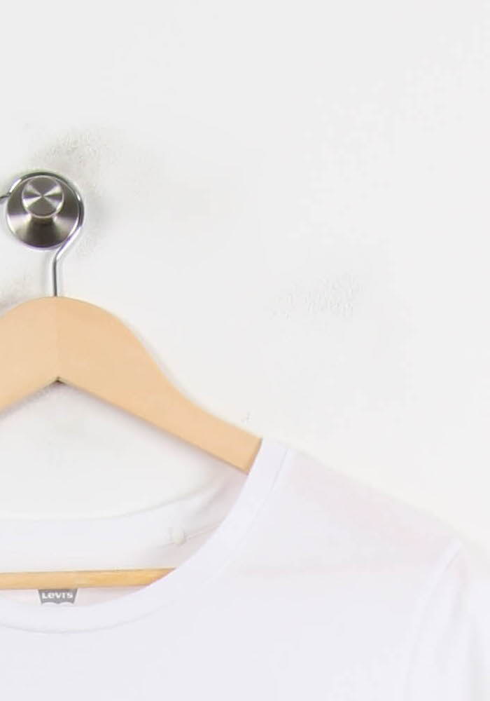 Tommy Badge T-shirt LEVI'S - Seconde main White