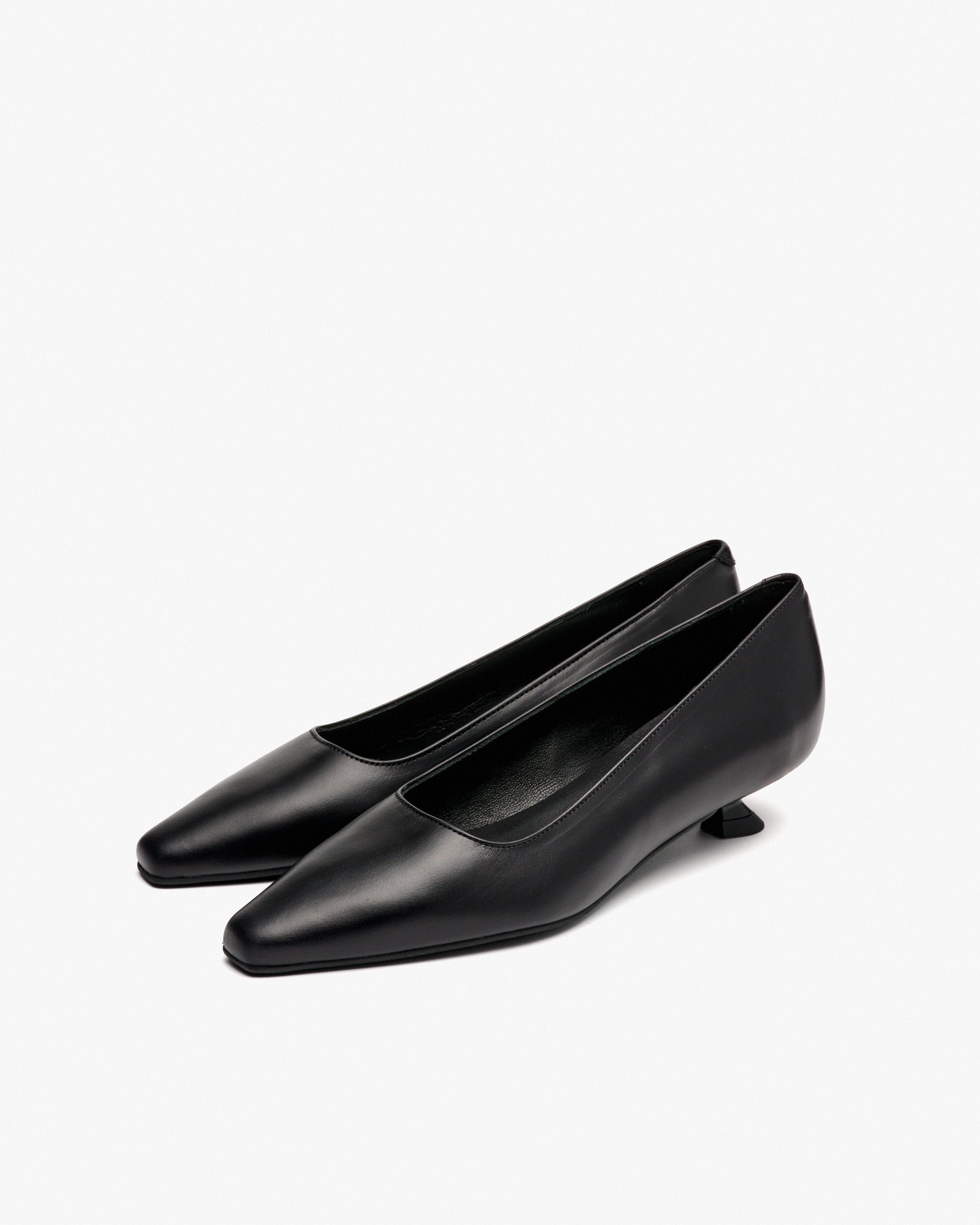 Black leather heels PEDRO MIRALLES Black