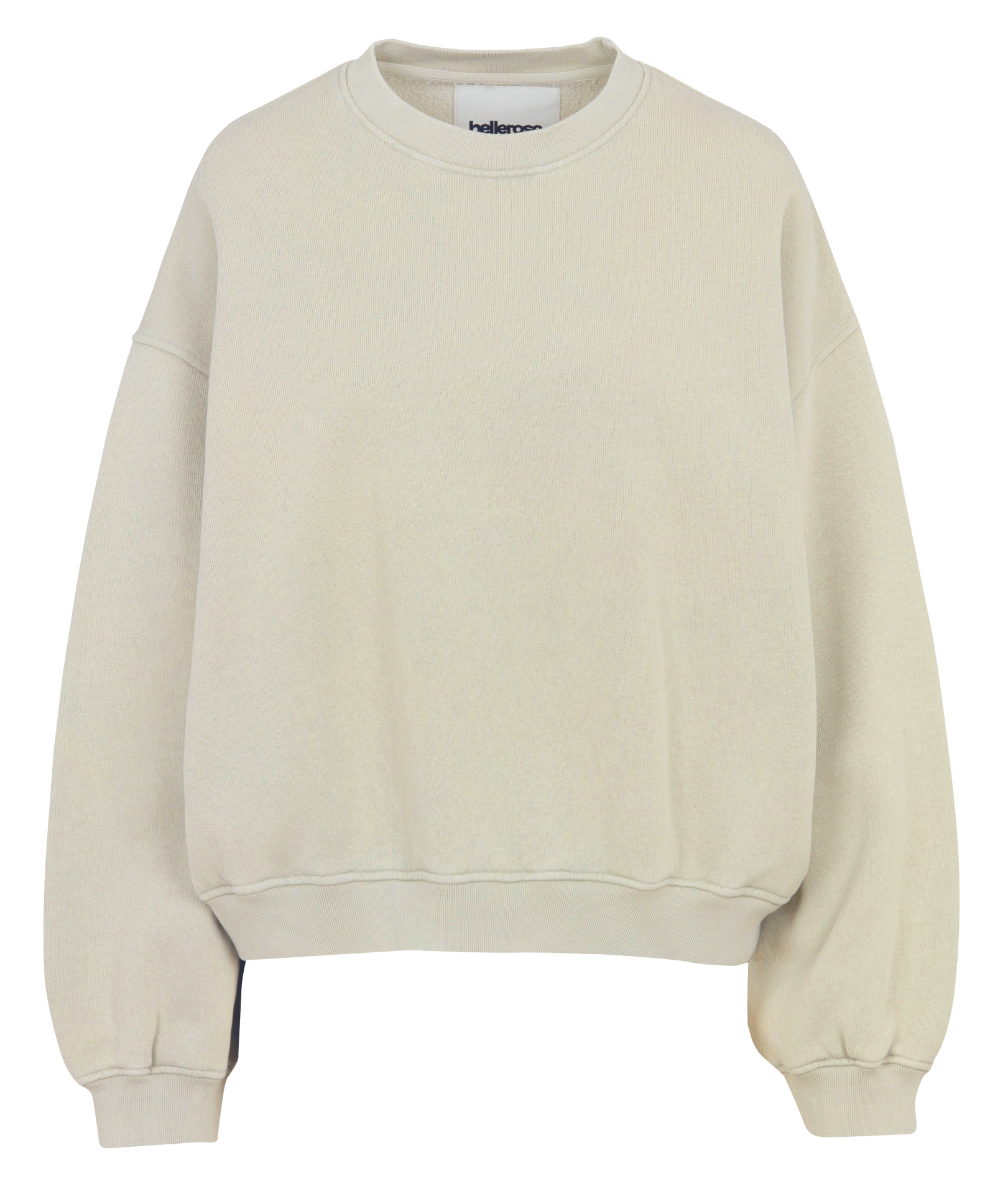 Cotton-mix round-neck sweatshirt BELLEROSE Grey