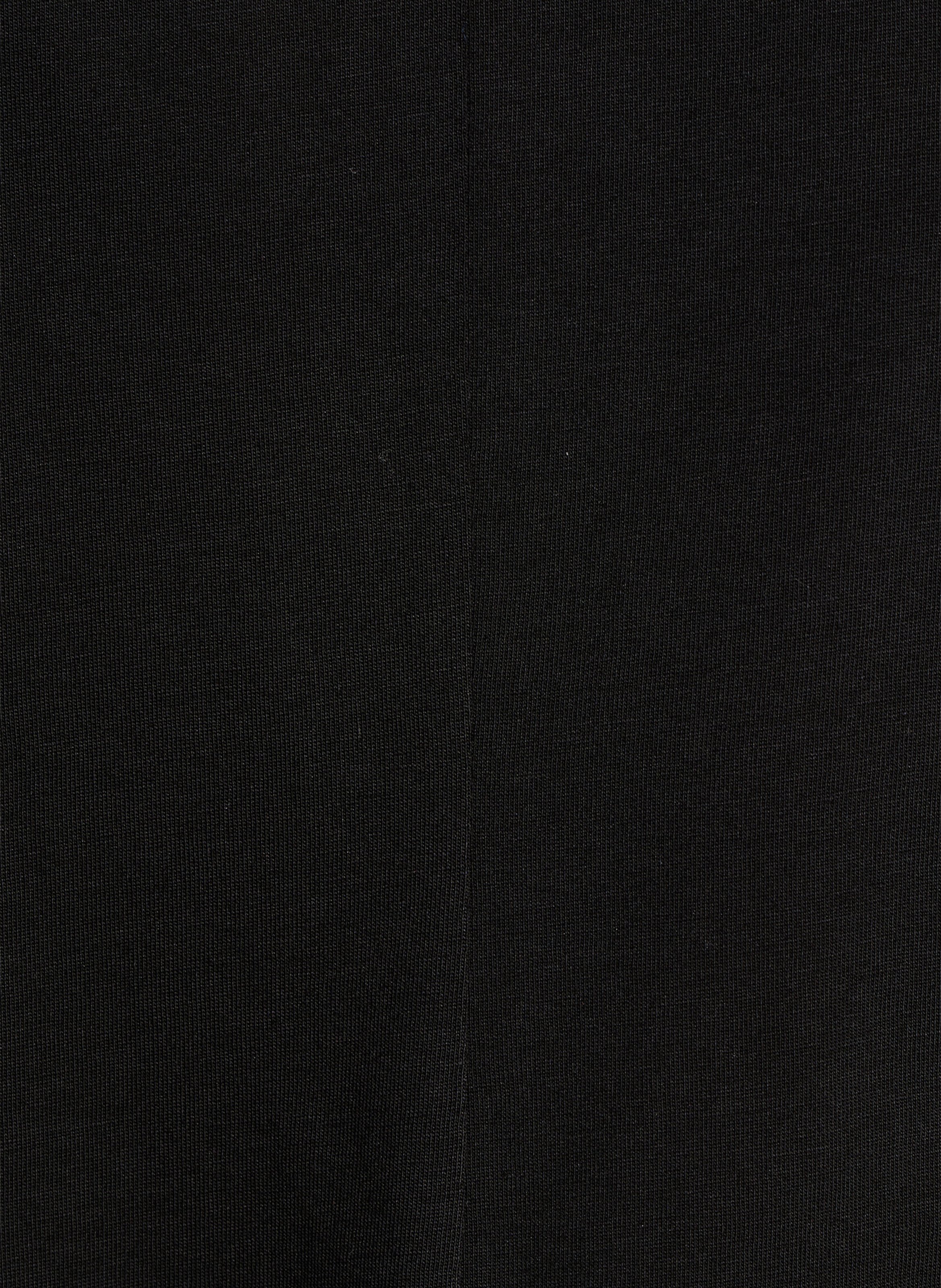 Top manches courtes boutonné uni LA FEE MARABOUTEE Noir