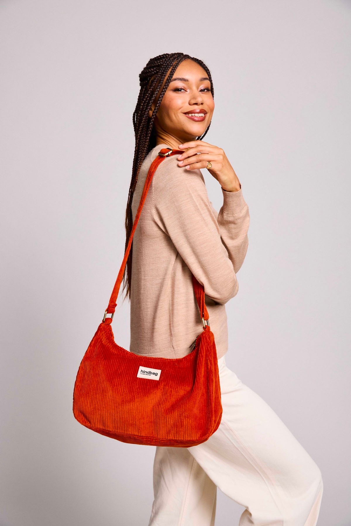 Cotton handbag HINDBAG Orange