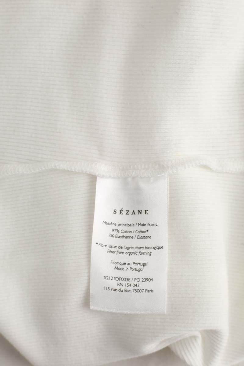 Azawood sleeveless top SEZANE - Seconde main White