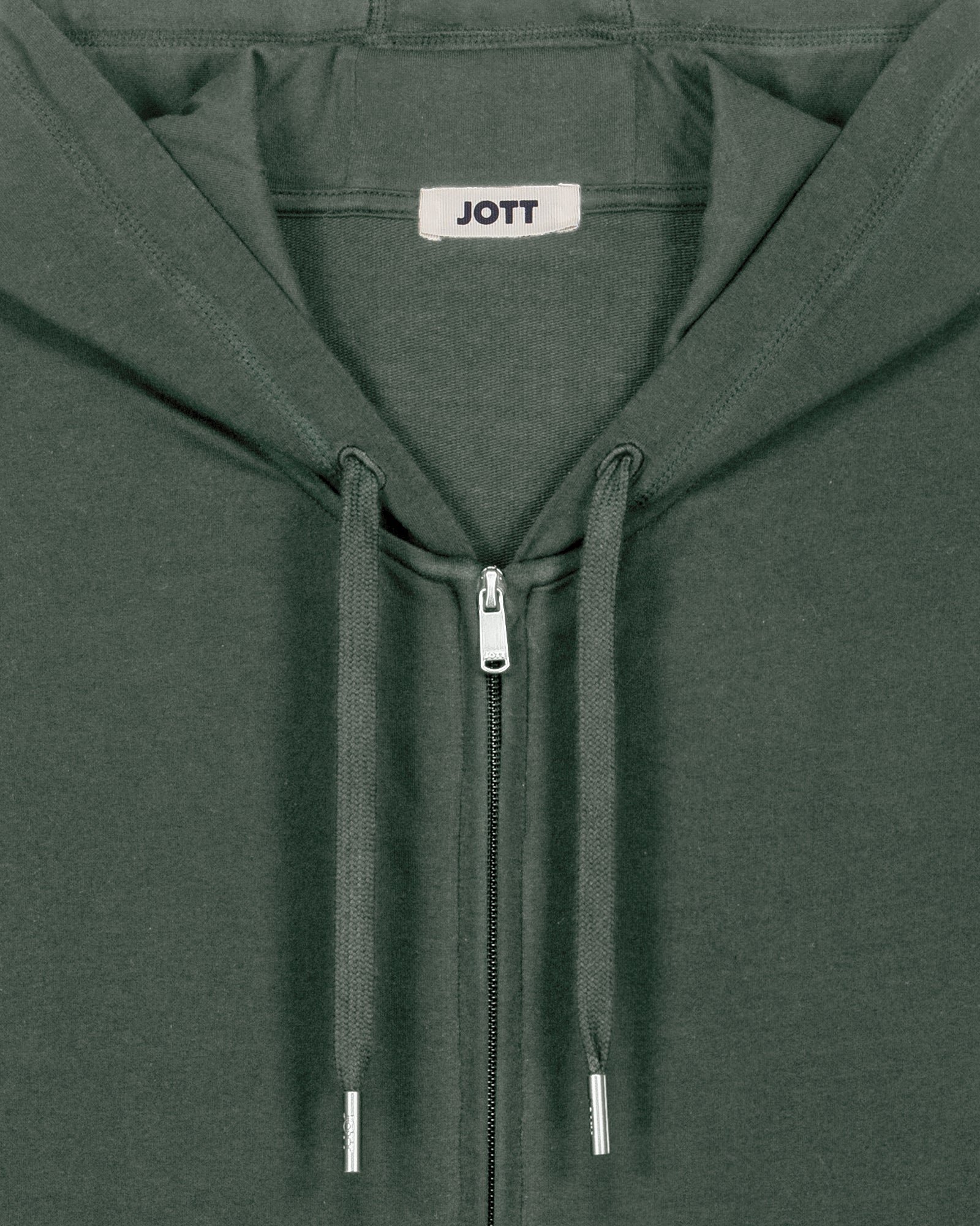 Edgar zip-up hoodie JOTT Green
