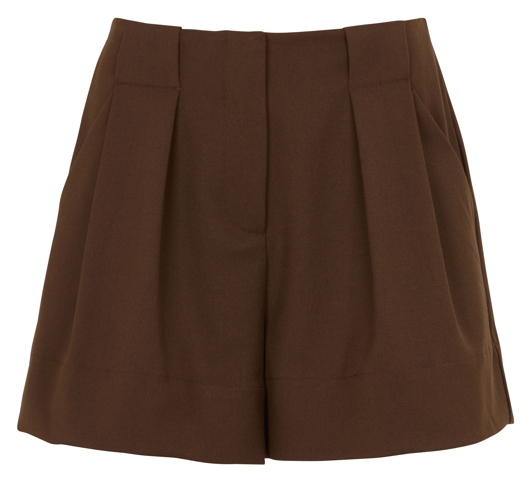 Short droit SUNCOO Marron