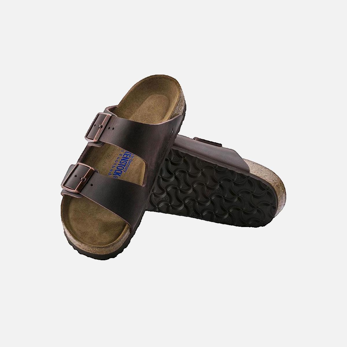 Arizona flat sandals BIRKENSTOCK Brown