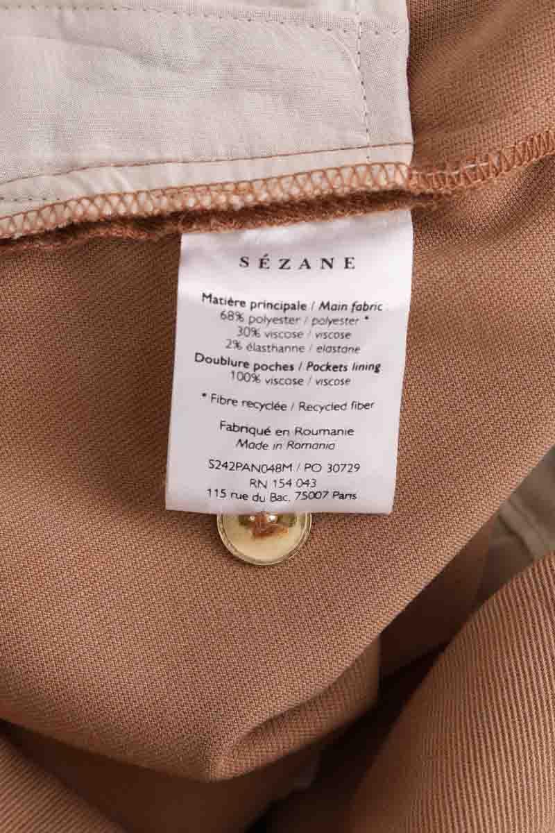 Wide-leg pants SEZANE - Seconde main Brown