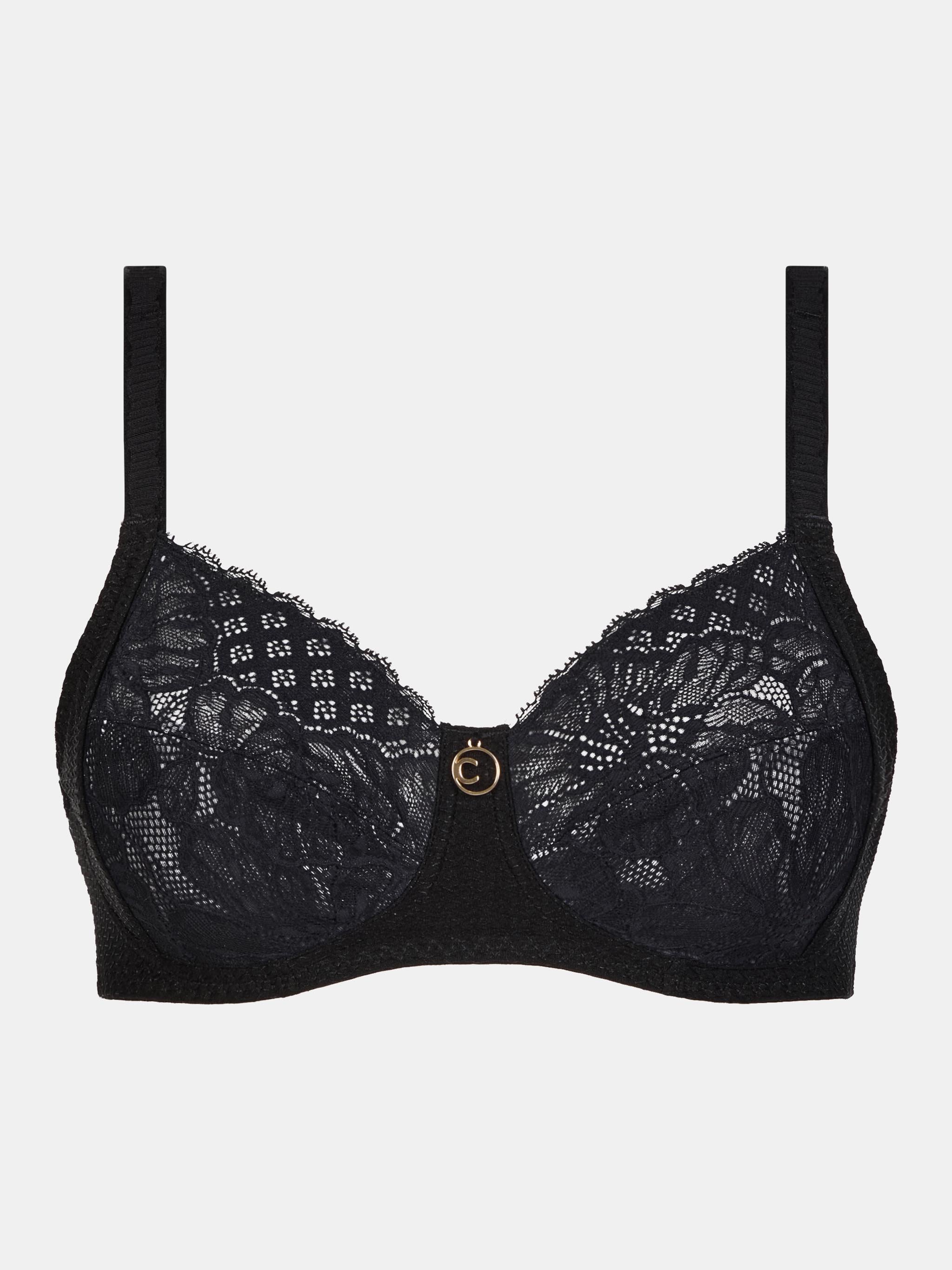 Non-wired support bra with cups CHANTELLE Black