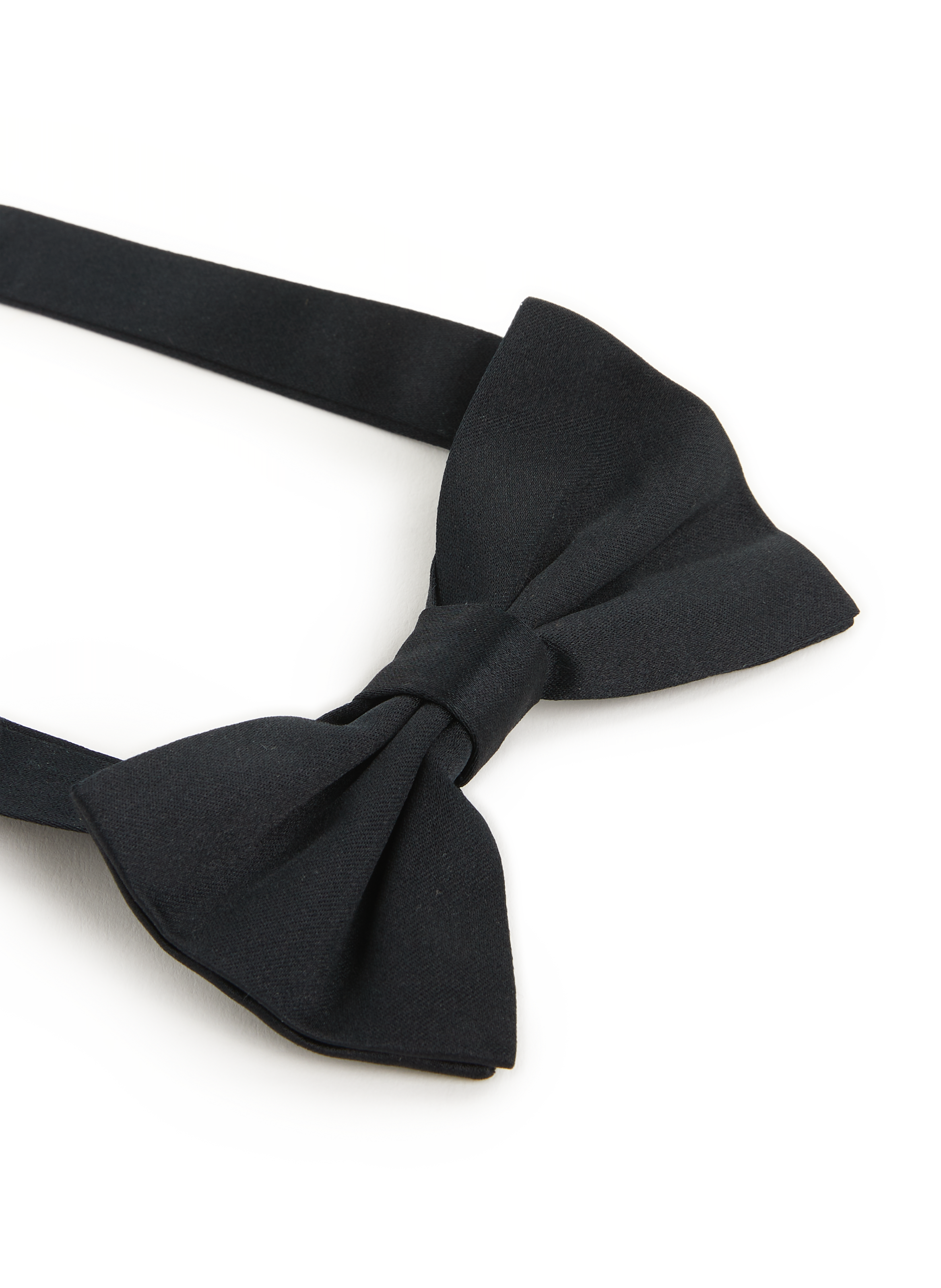 Silk satin bow tie nd apnd7167 bbc plain satin bt square navy AU PRINTEMPS PARIS Blue