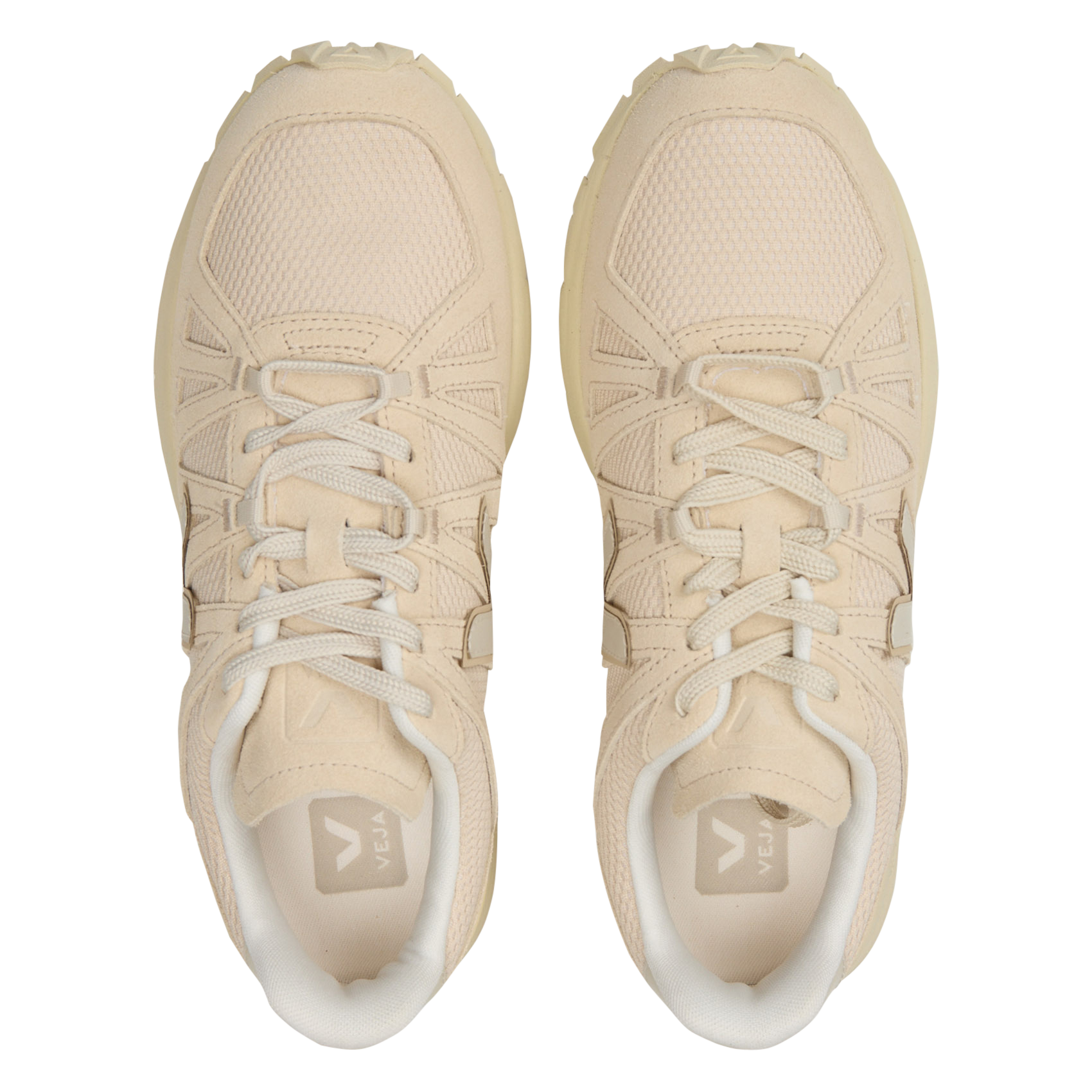Niedrige Schnürsneaker VEJA Beige