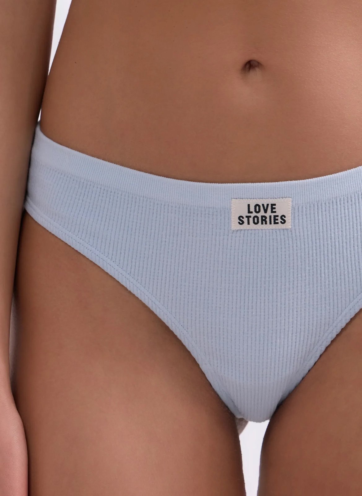 String en maille unie LOVE STORIES Bleu