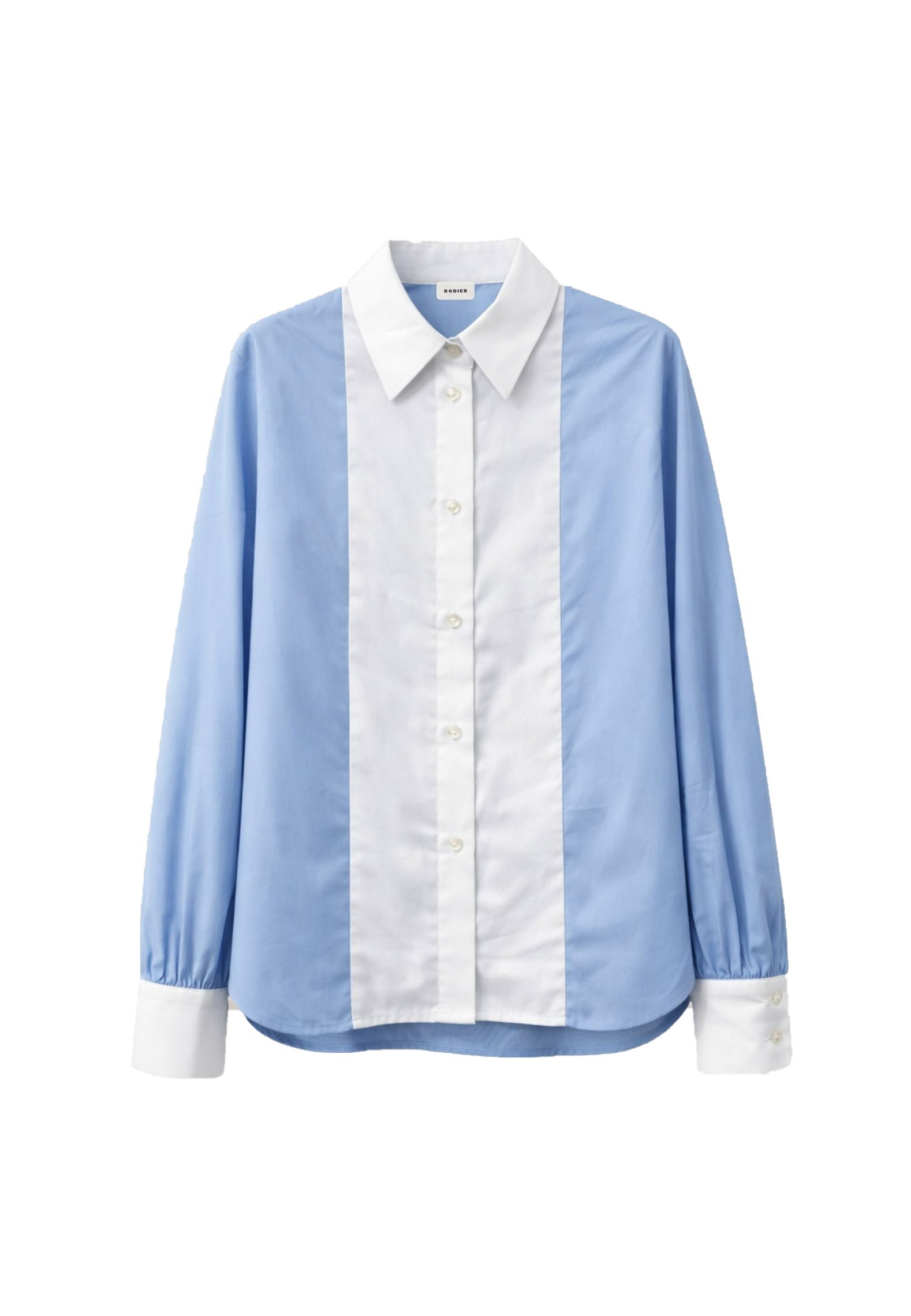 Two-tone cotton shirt RODIER Blue