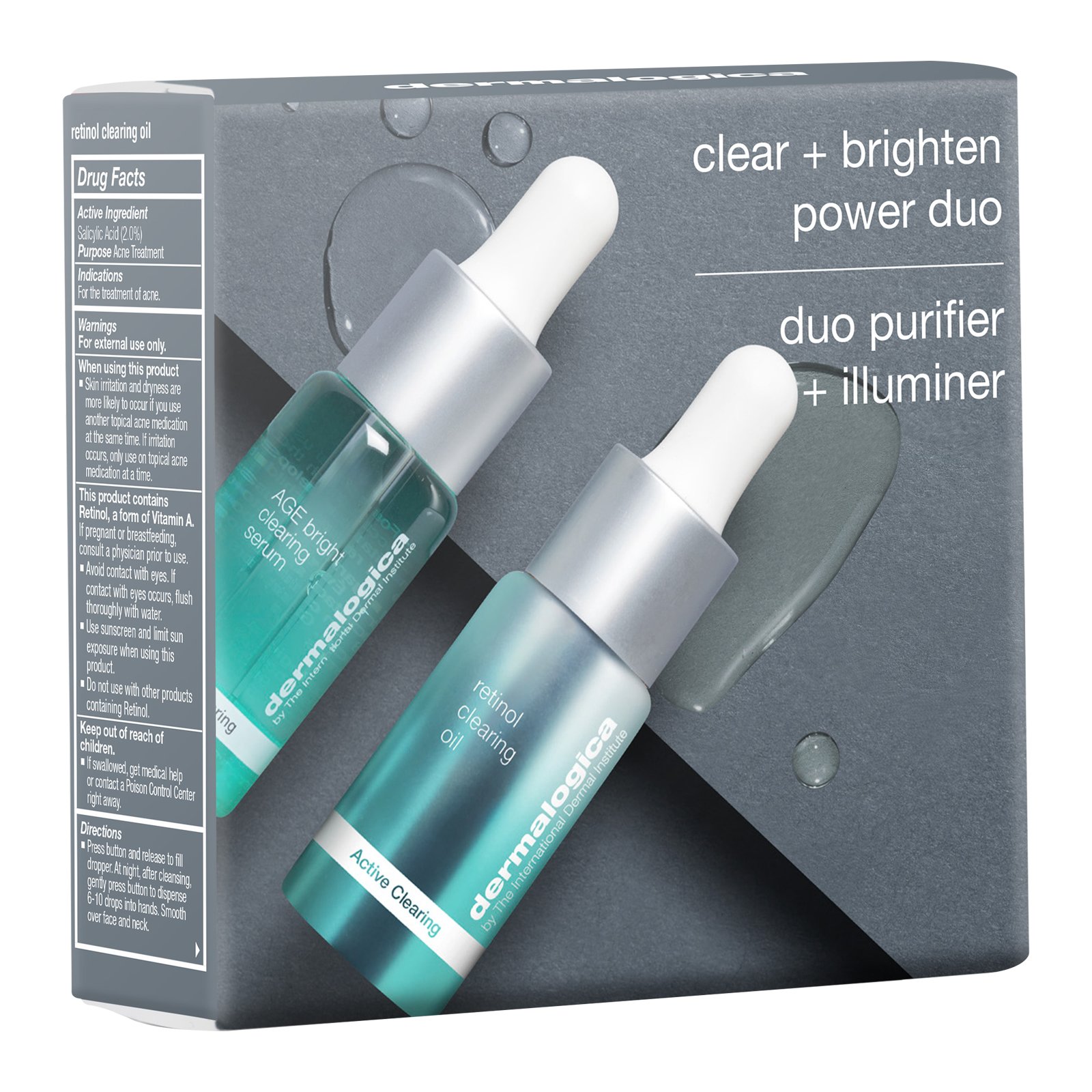 Kit Clear + Brighten power duo DERMALOGICA No color