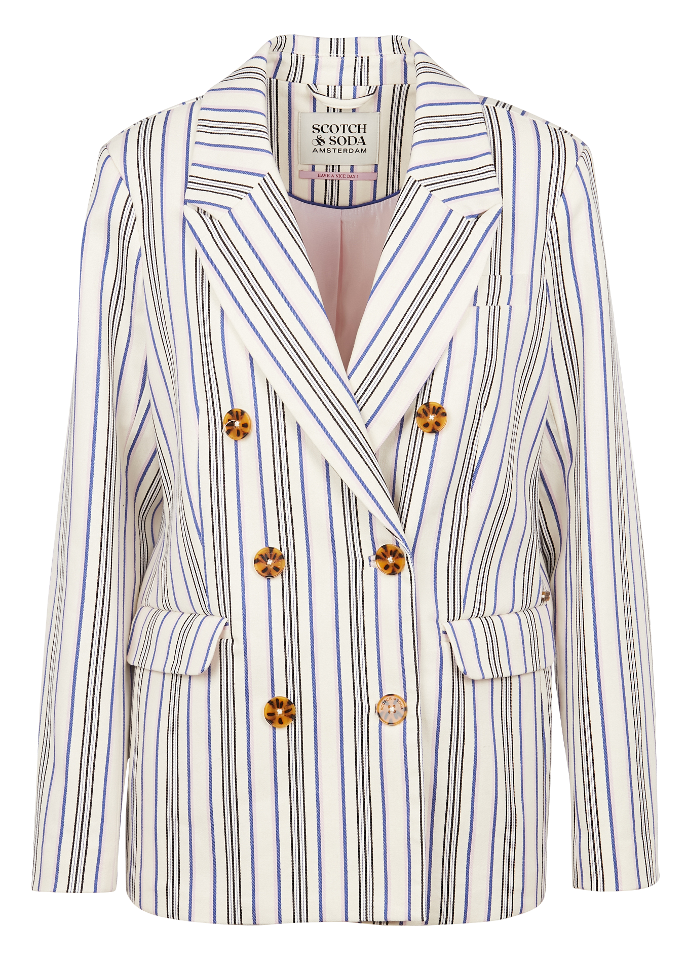 Gestreifter Blazer SCOTCH AND SODA Blau