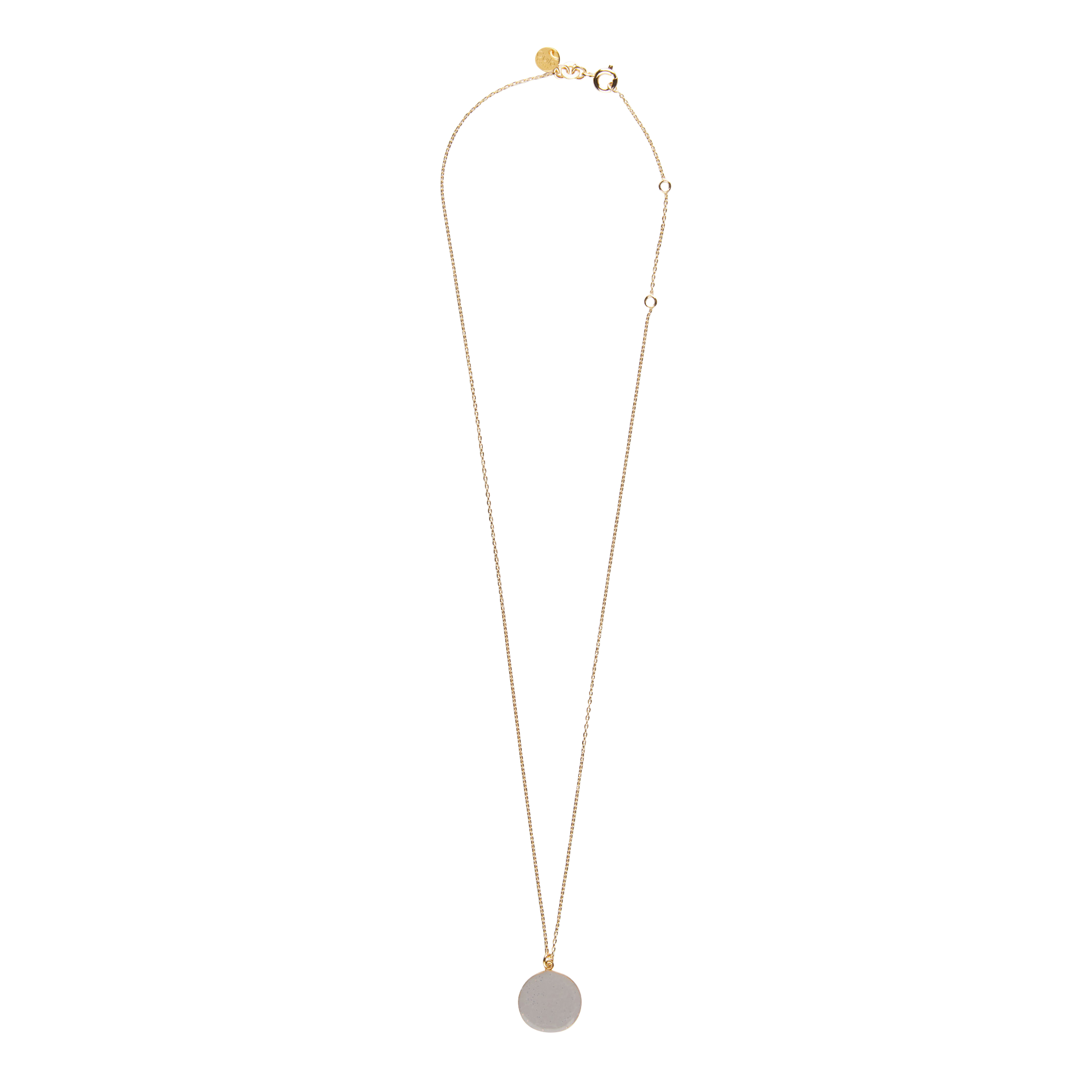 Gold-plated necklace GUILA PARIS Grey