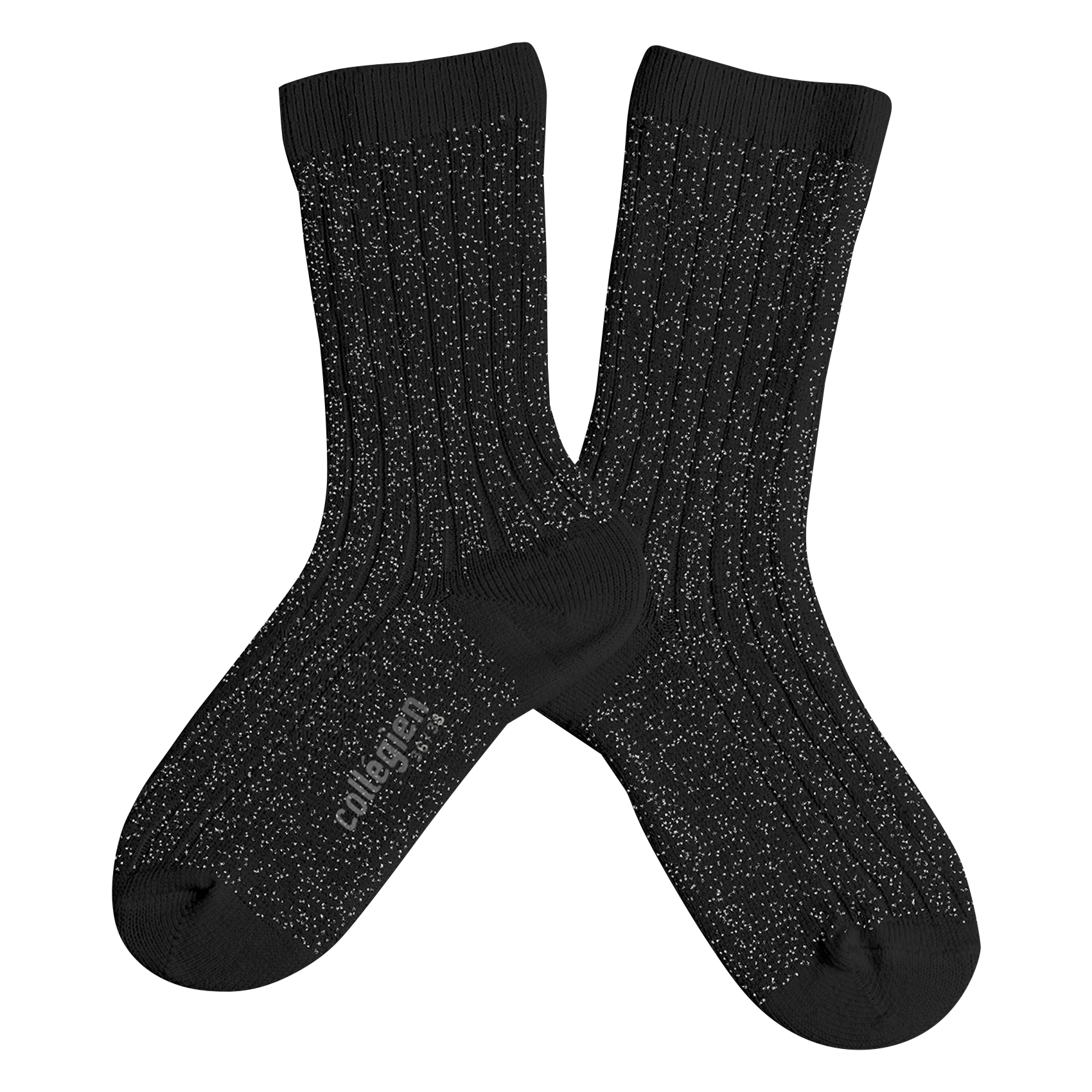 Lurex ribbed cotton-blend socks COLLEGIEN