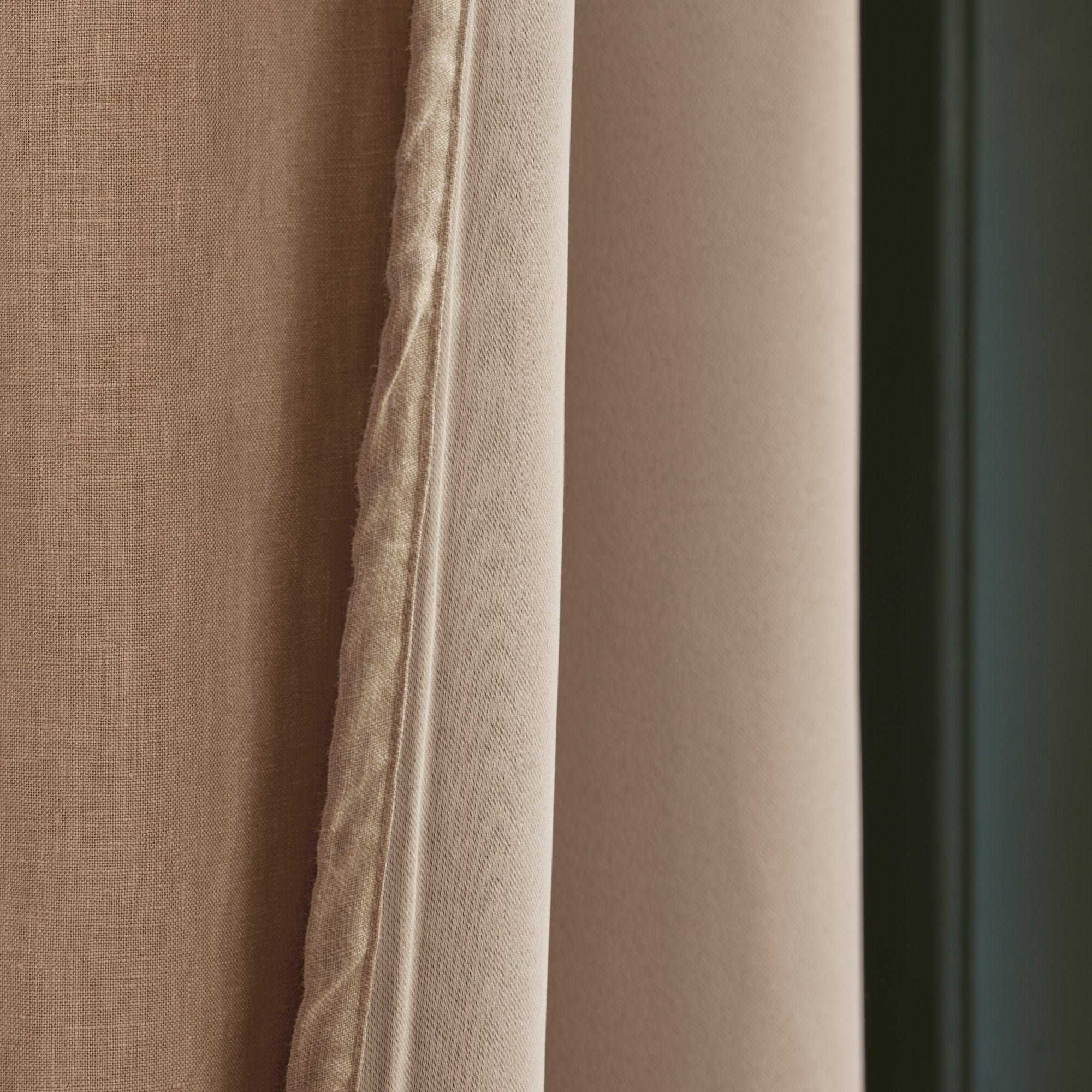 Lined black-out curtain with eyelets MADURA Beige
