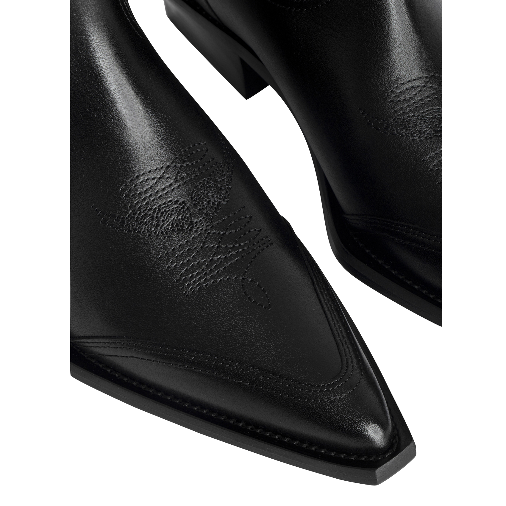 Bottines western en cuir ZADIG&VOLTAIRE Noir