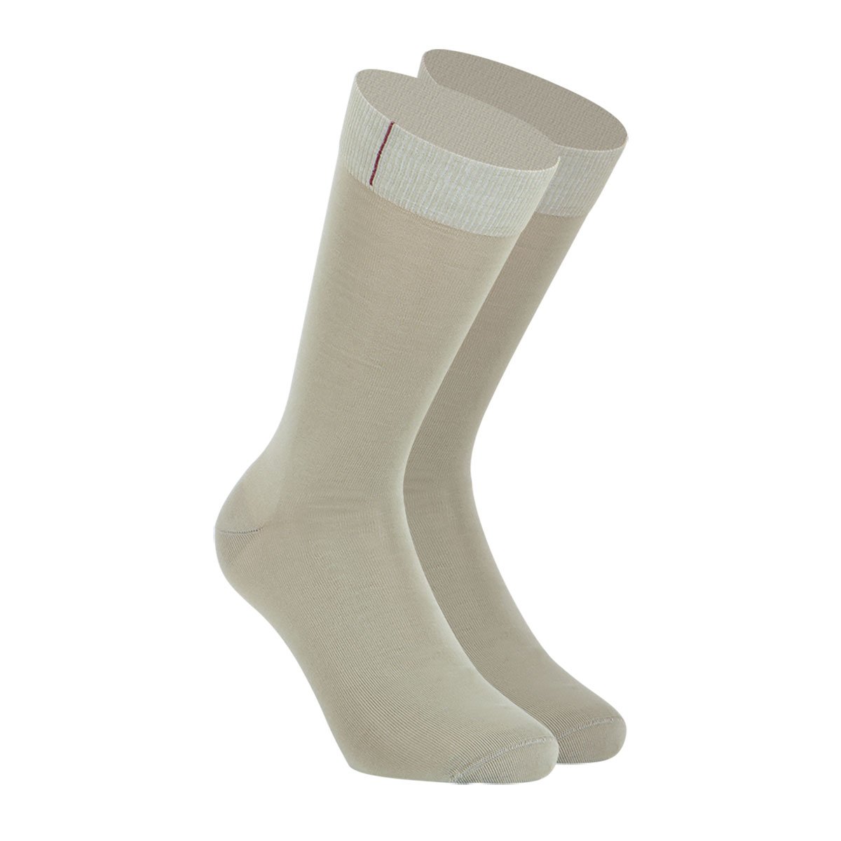 Lisle crew socks EMINENCE Beige