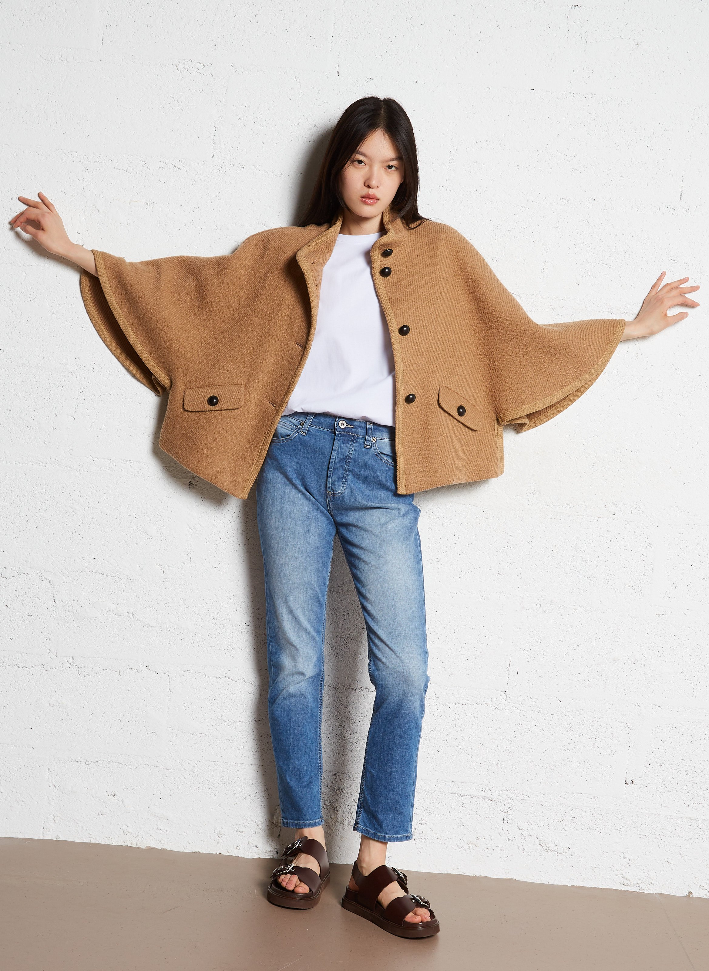 Straight cotton T-shirt BA&SH White