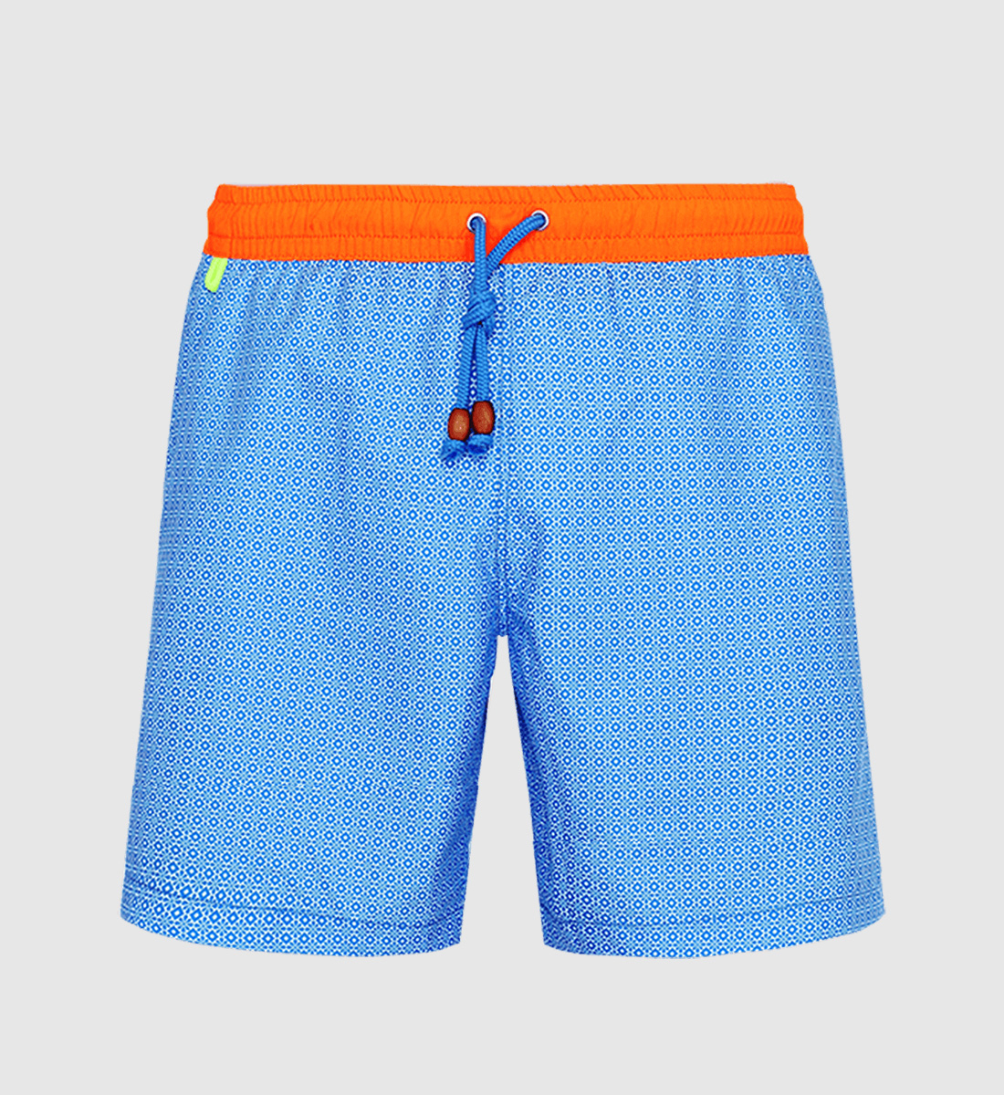 Swim shorts + long - azulejos GILI'S Blue