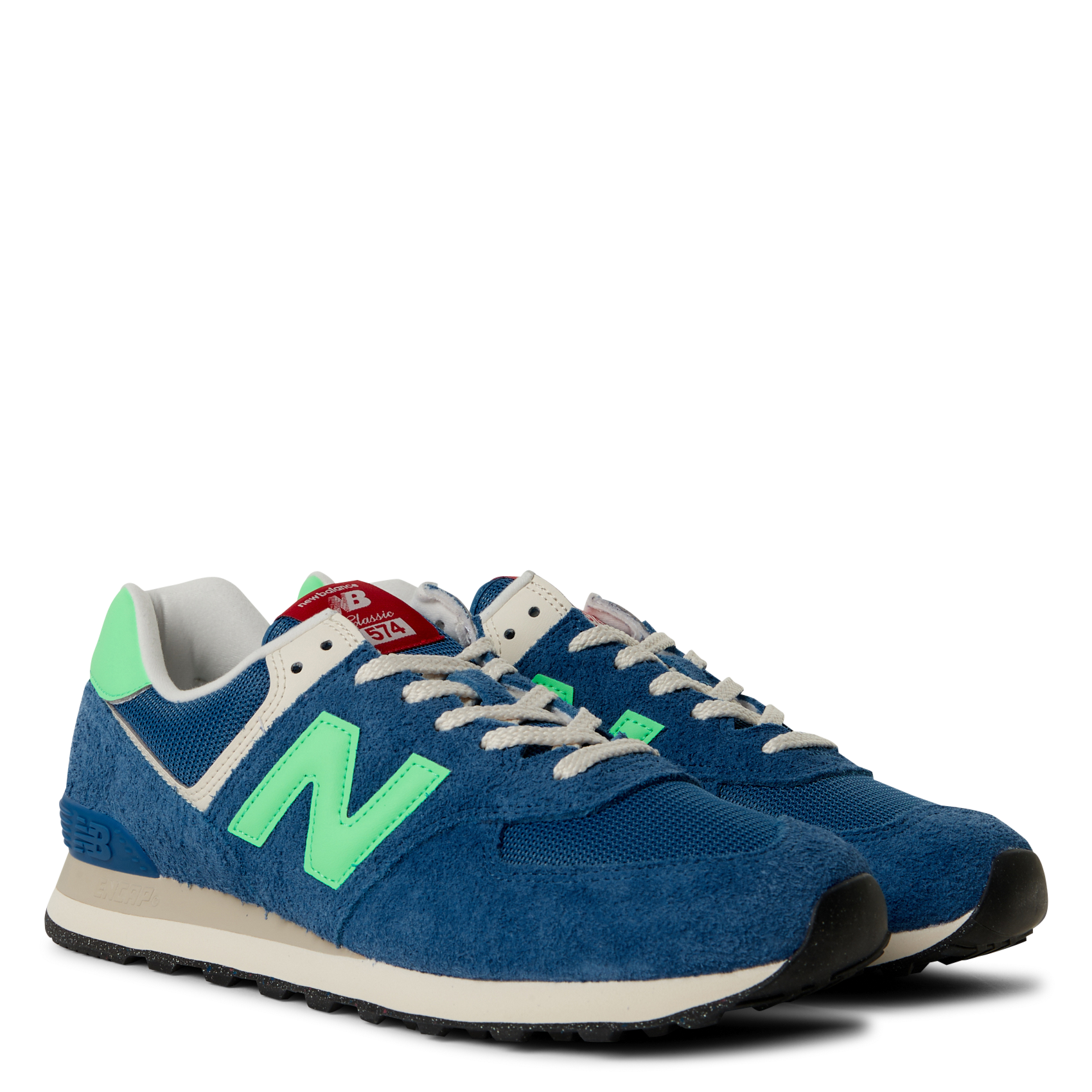 Low-top leather mix sneakers NEW BALANCE Khaki