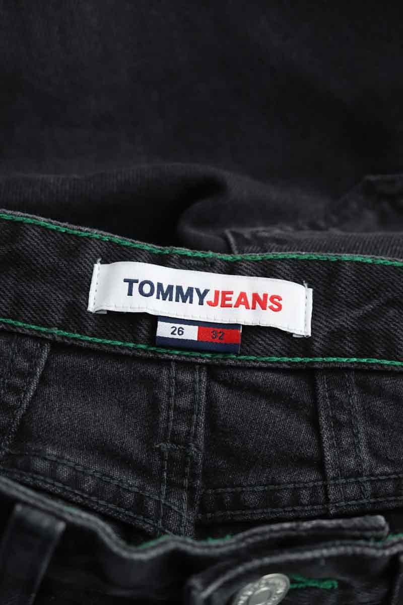 Cotton straight jeans TOMMY HILFIGER - SECONDE MAIN Black