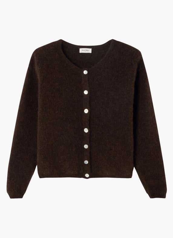 Vintage Zabidoo Cardigan American Vintage Strickjacke Beige