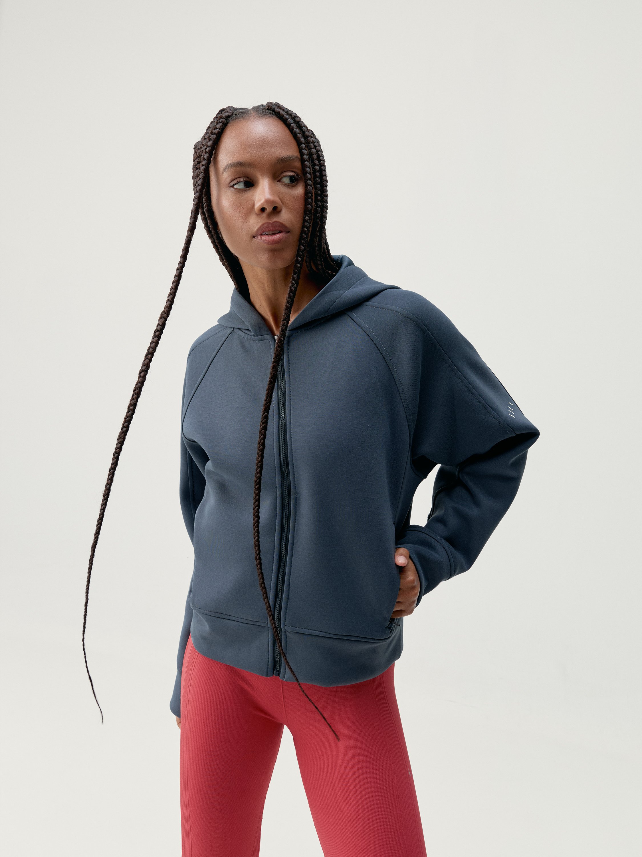 Comfortable sports sweatshirt BORN LIVING YOGA Blue