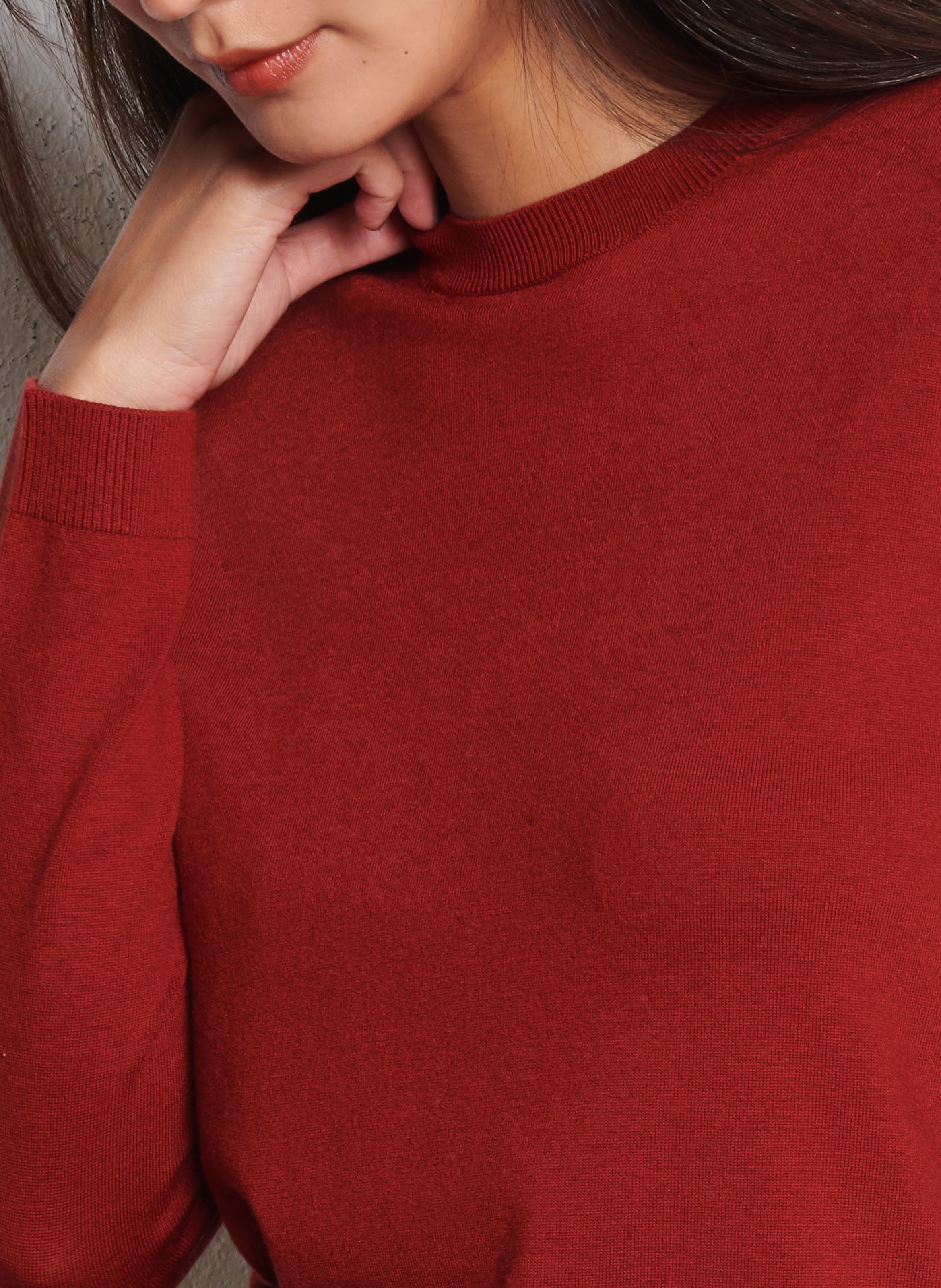 Straight round neck sweater MAX MARA WEEK END Red