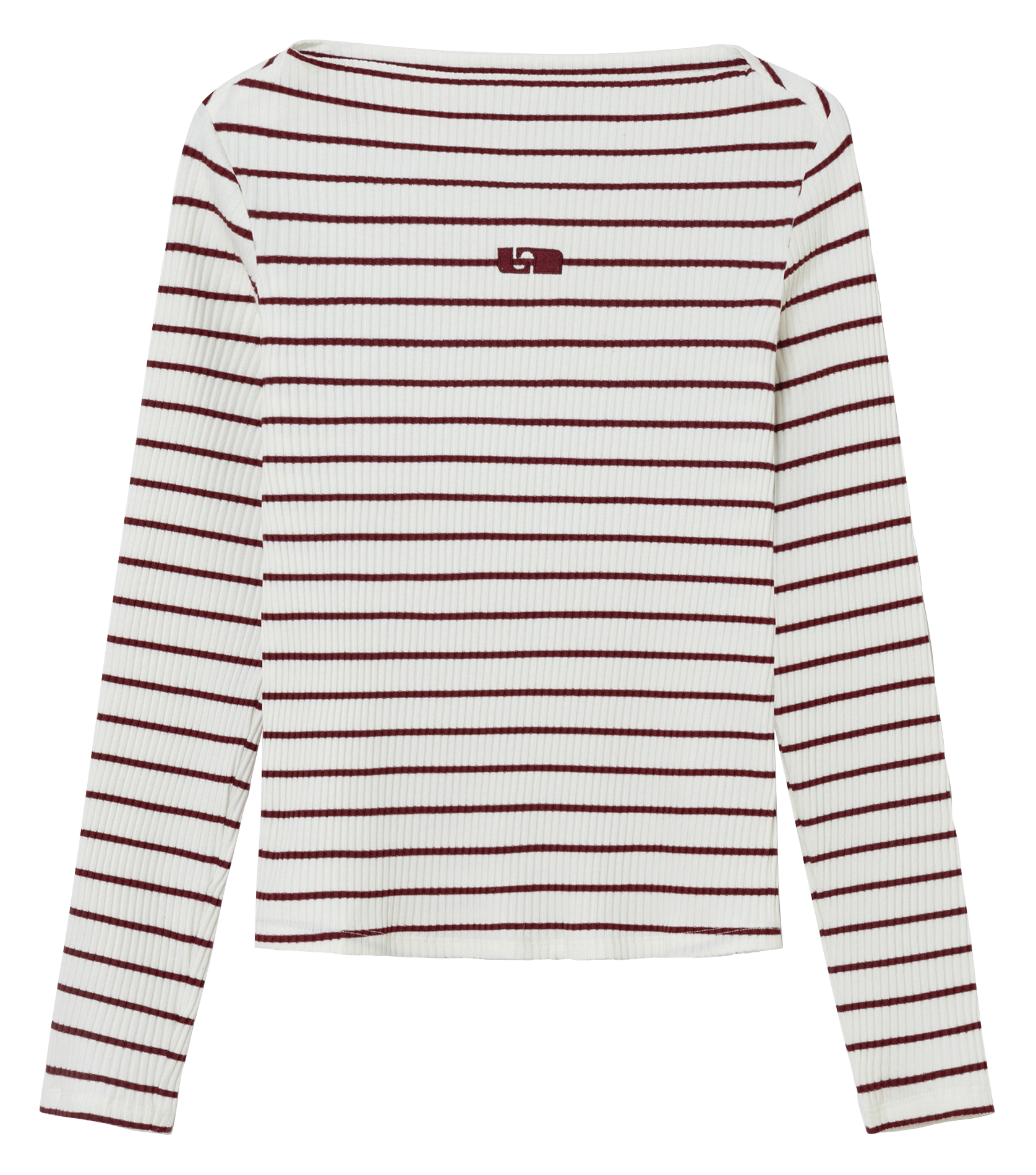 Round-neck striped T-shirt LAAGAM Red