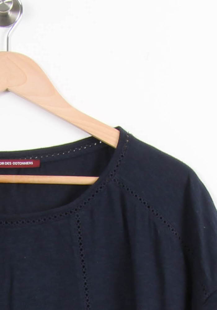 Tommy Badge T-shirt COMPTOIR DES COTONNIERS - Seconde main Blue