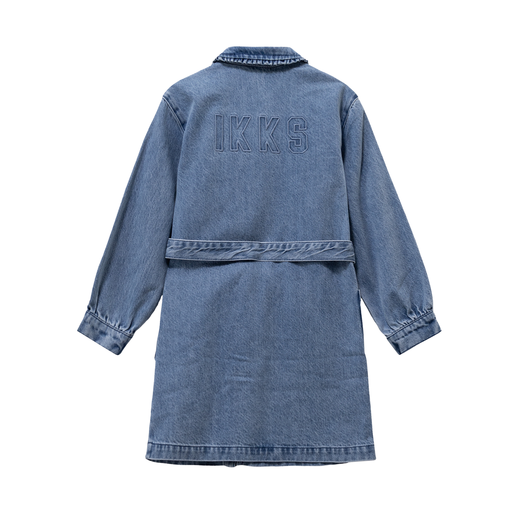 Robe courte en coton IKKS JUNIOR Bleu