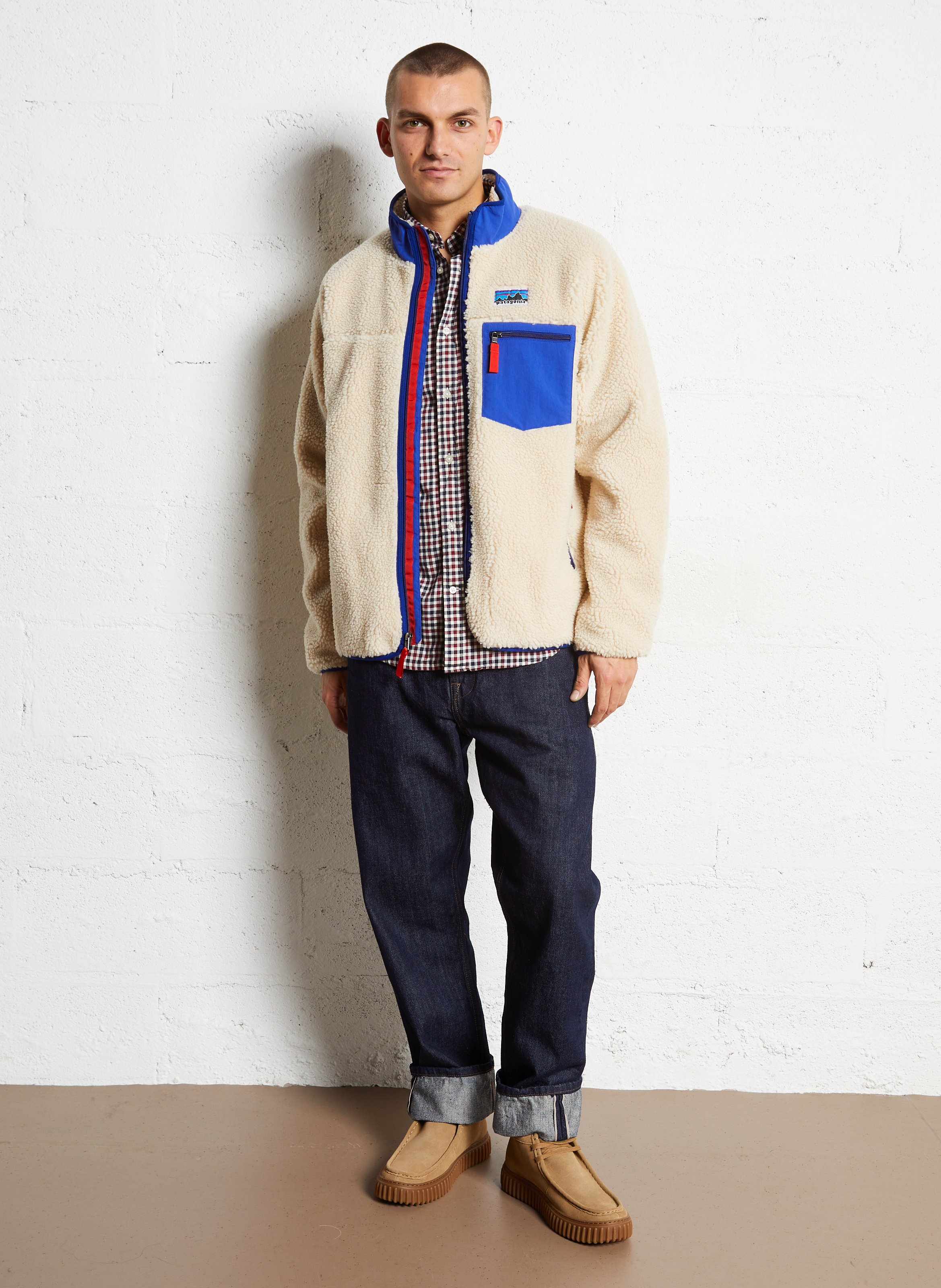 Sherpa high neck jacket PATAGONIA Black