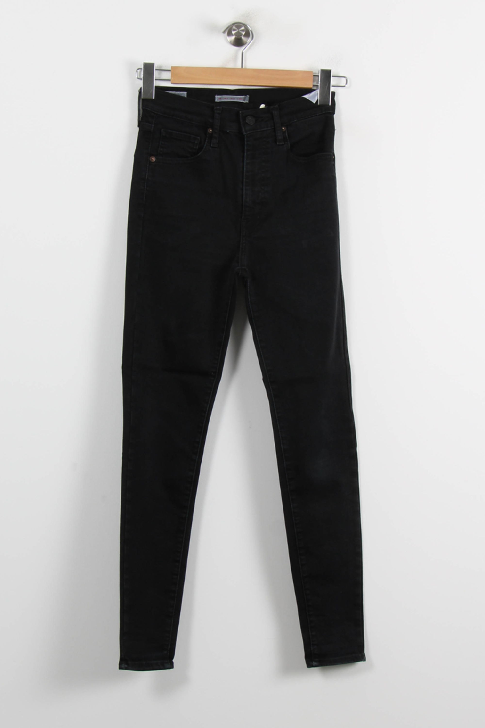 Cropped slim jeans with studs LEVI'S - Seconde main Black