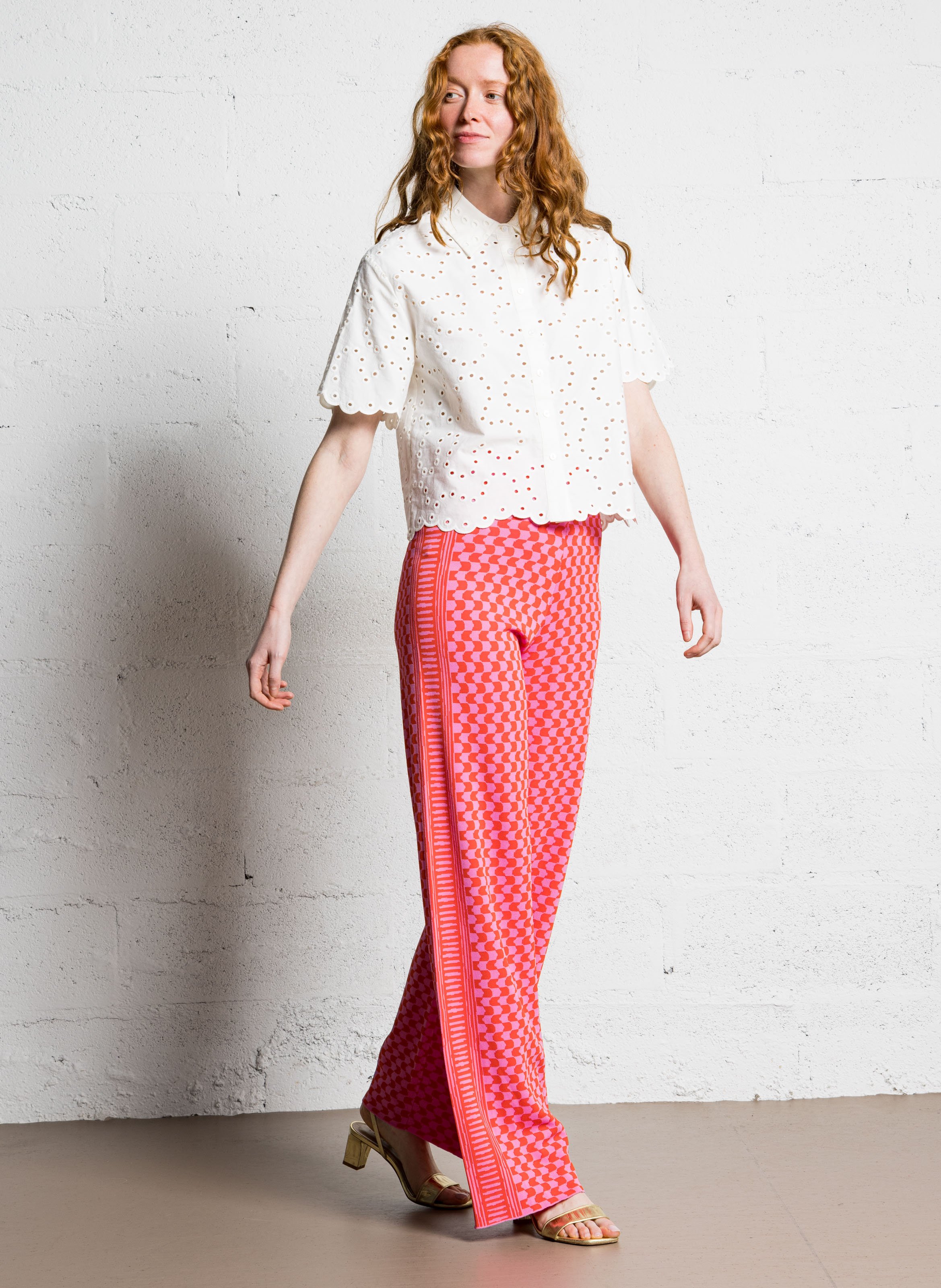 Pantalon large  SUNCOO Rose