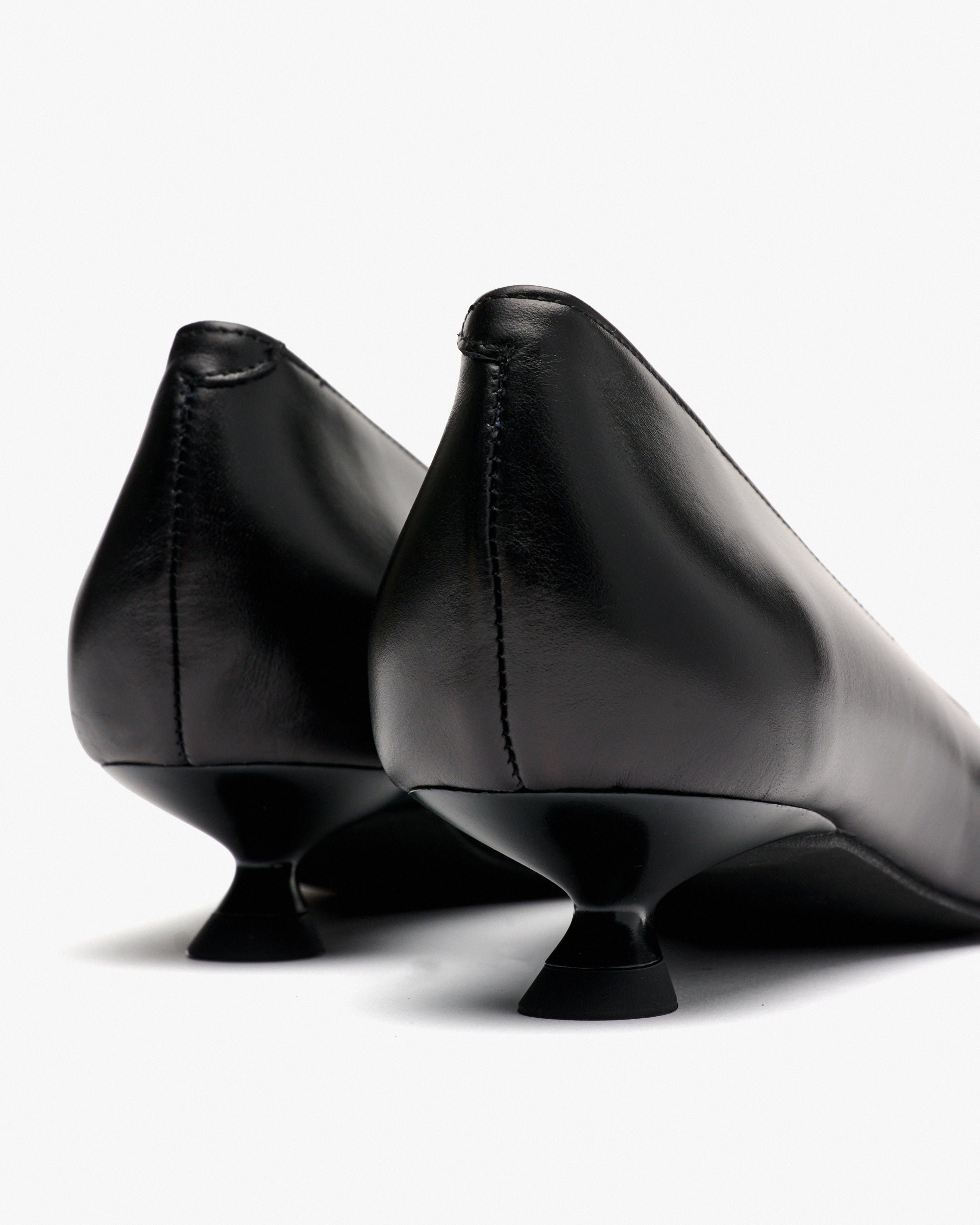 Black leather heels PEDRO MIRALLES Black