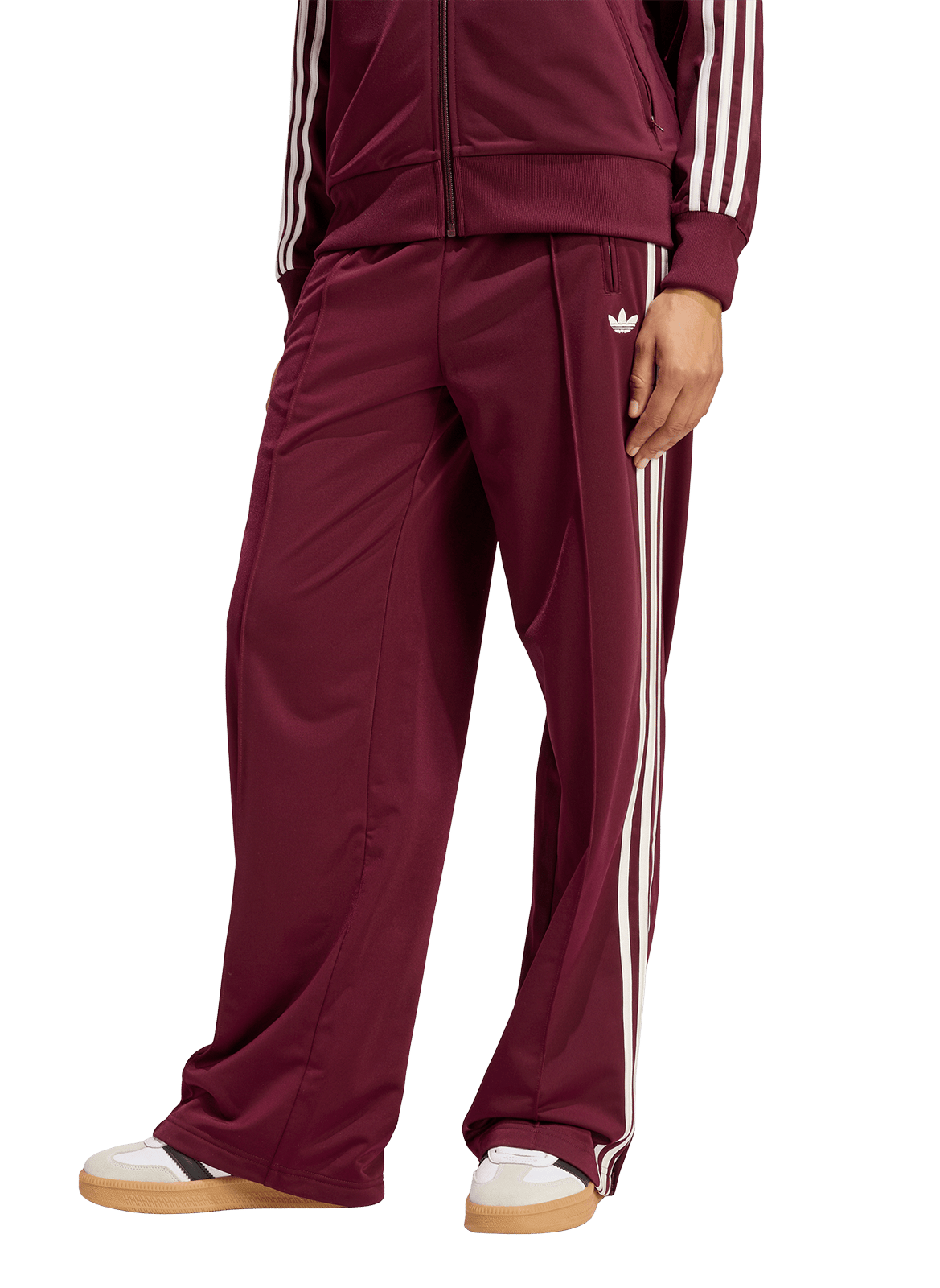 Bandplooibroek ADIDAS Rood