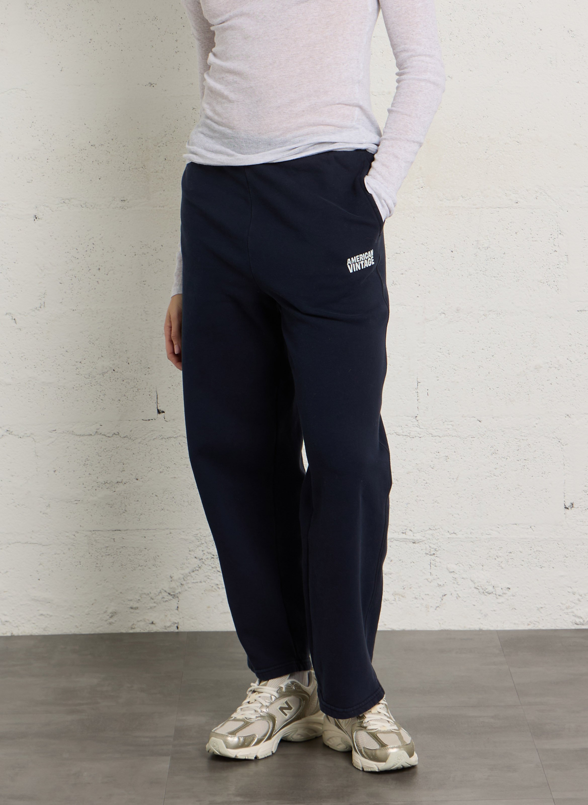 Gerade geschnittene Jogginghose AMERICAN VINTAGE Blau