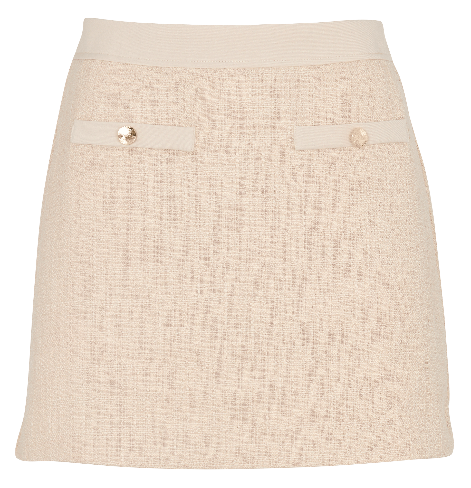 Dastel short tweed skirt KOOKAI Beige