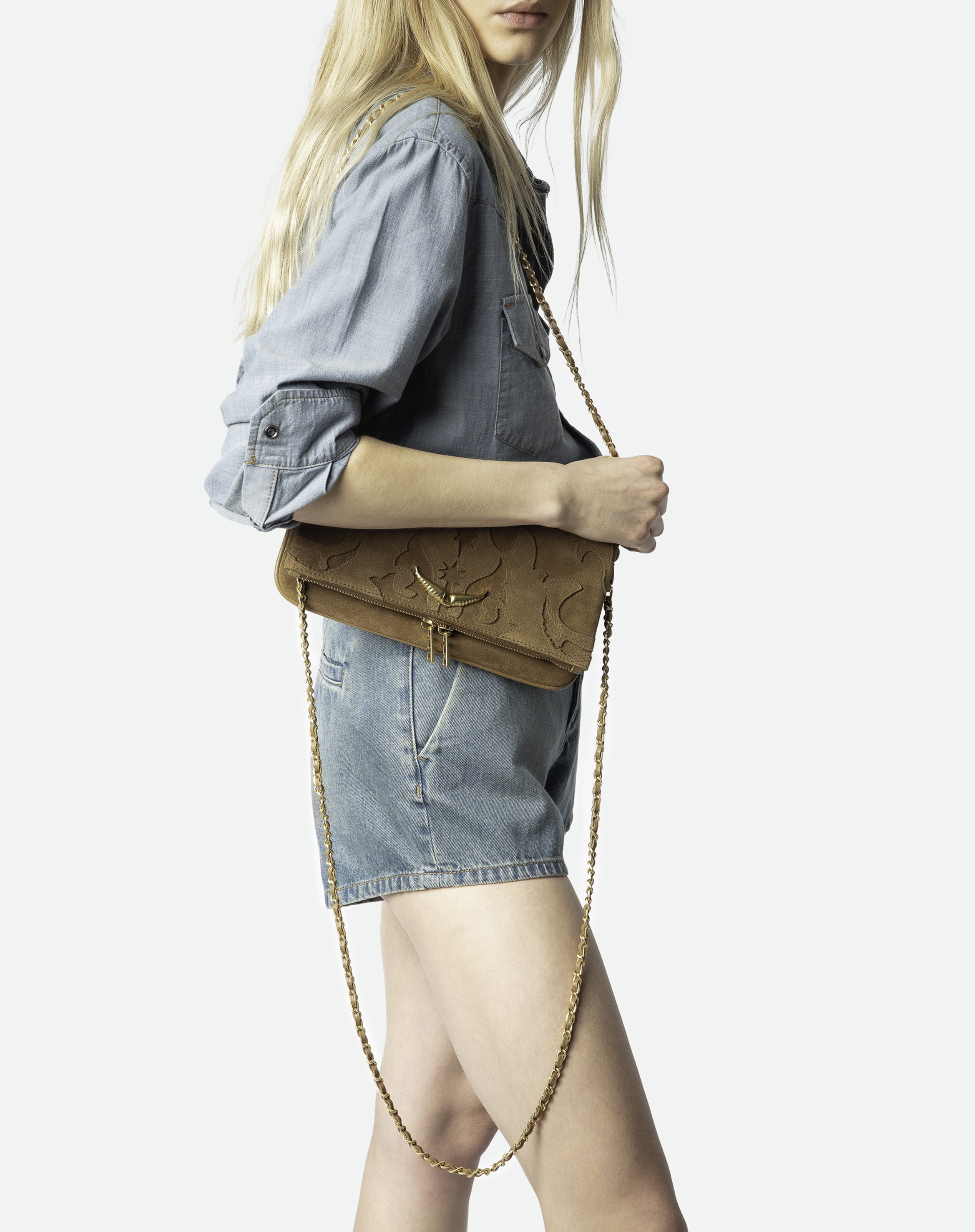 Brieftasche aus Leder ZADIG&VOLTAIRE Braun