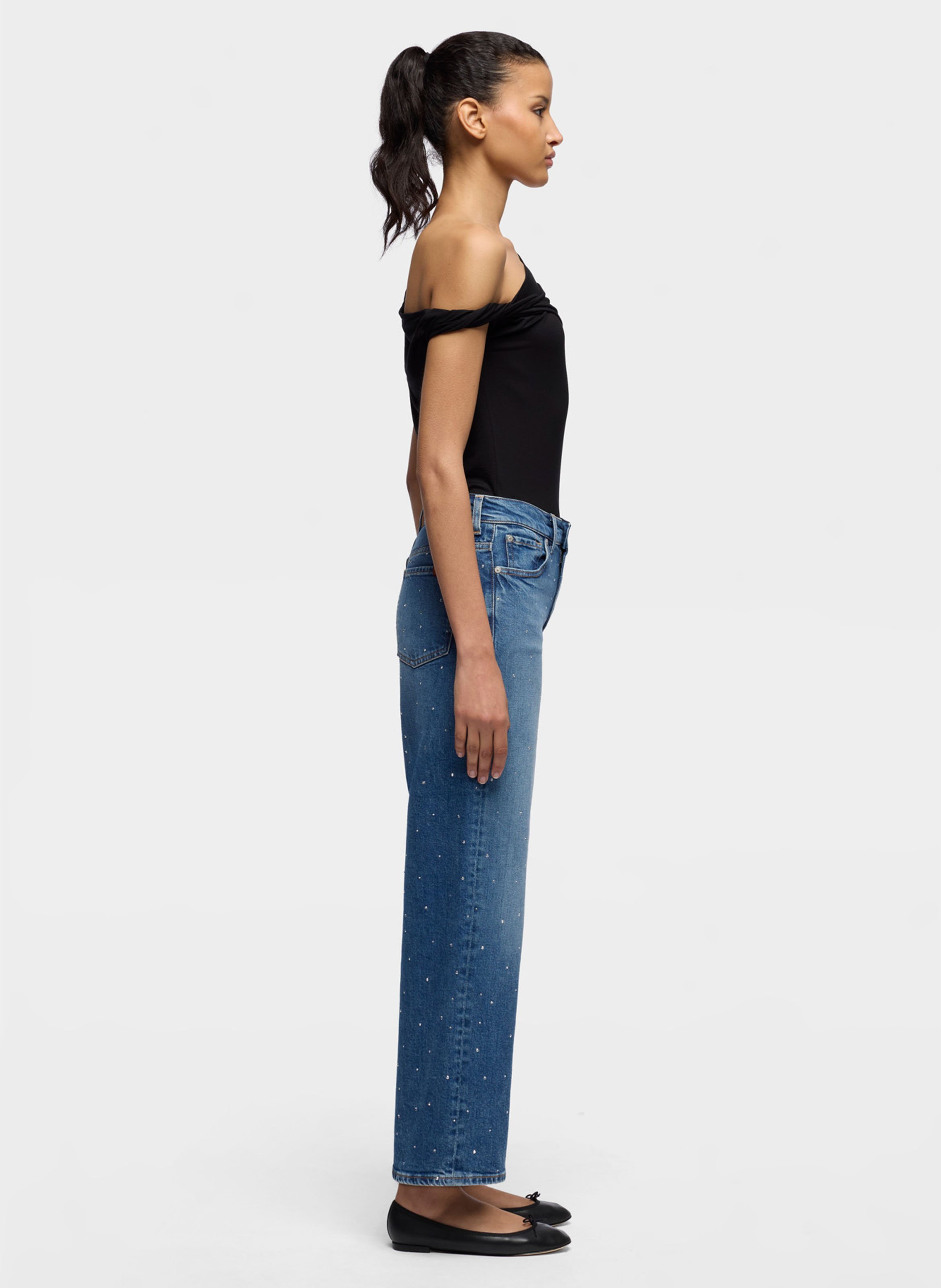 Straight Cut Jeans aus Baumwoll-Mix 7 FOR ALL MANKIND Blau