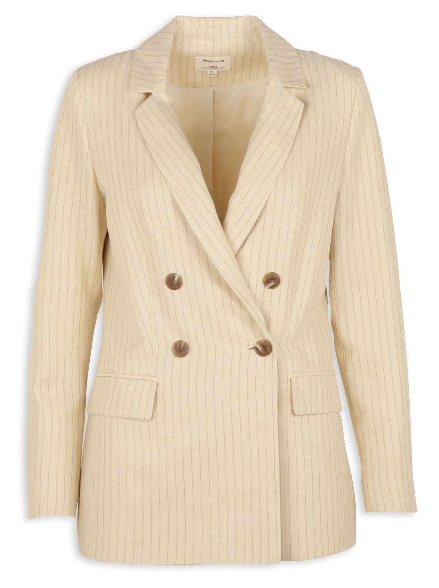Veste de tailleur à rayures MAISON 123 Blanc